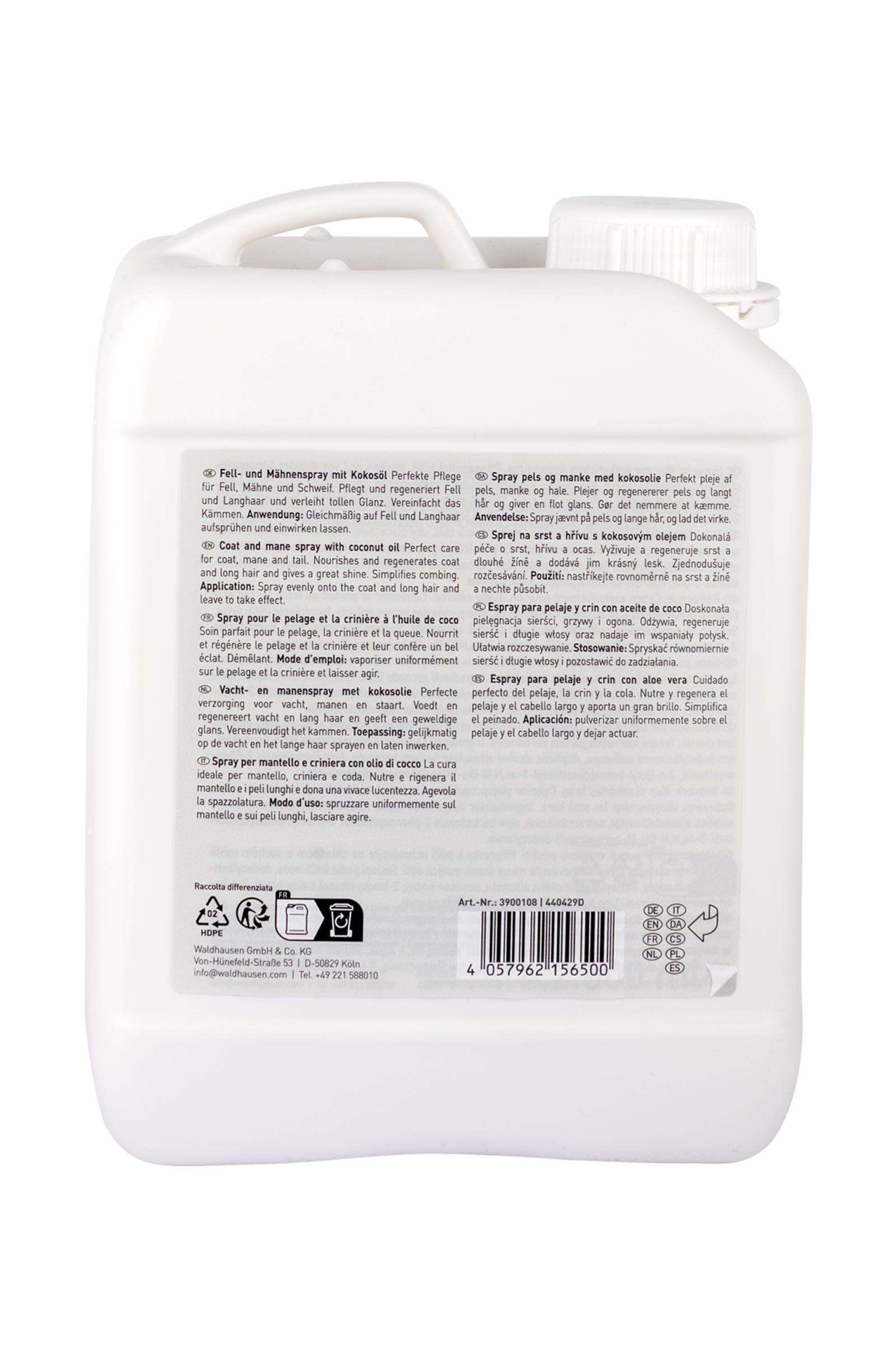 Waldhausen H&aring;r- och svansv&aring;rdspray med aloe vera, 2,5 l