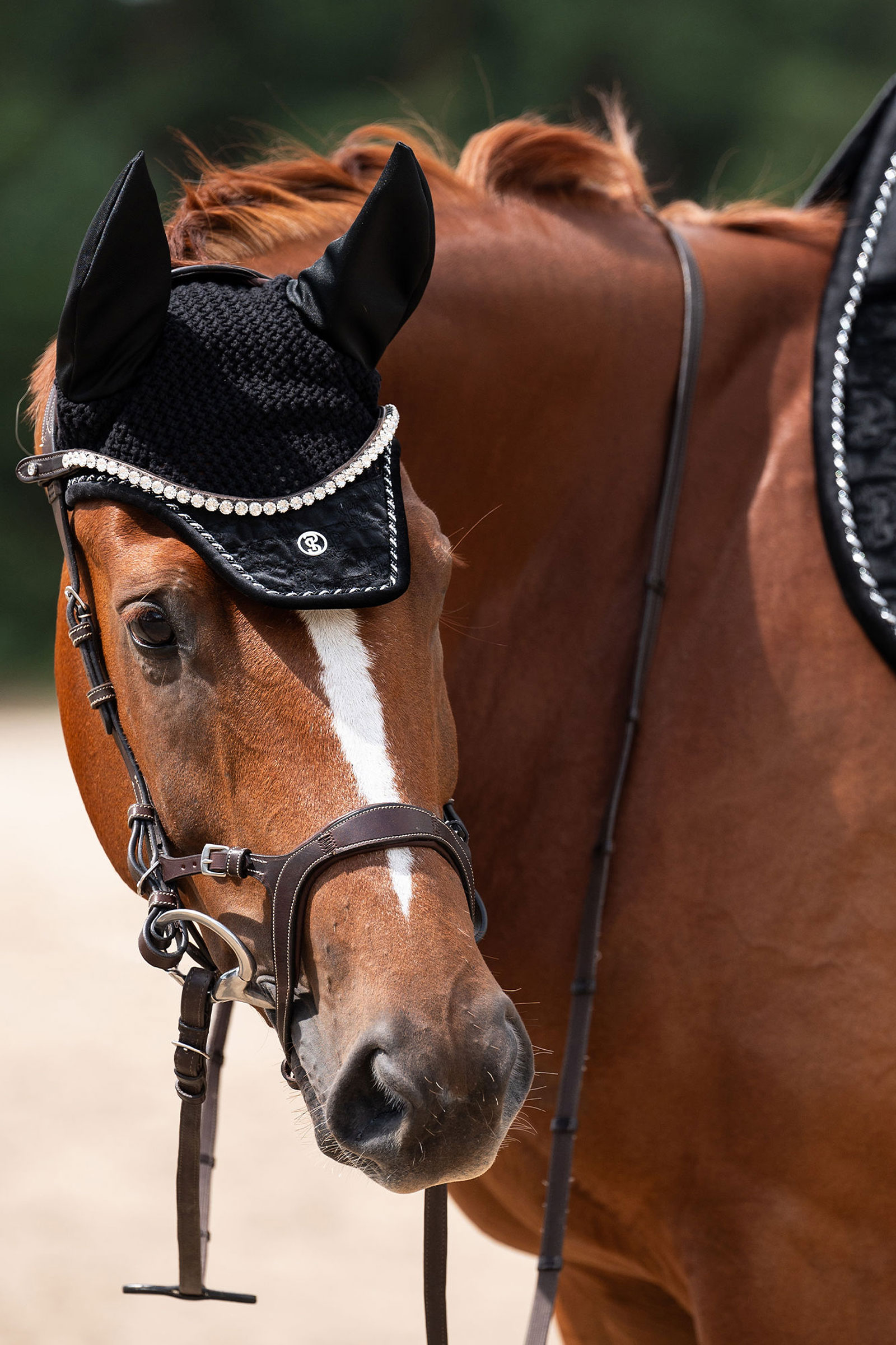 PS of Sweden flughuva Velvet Monogram