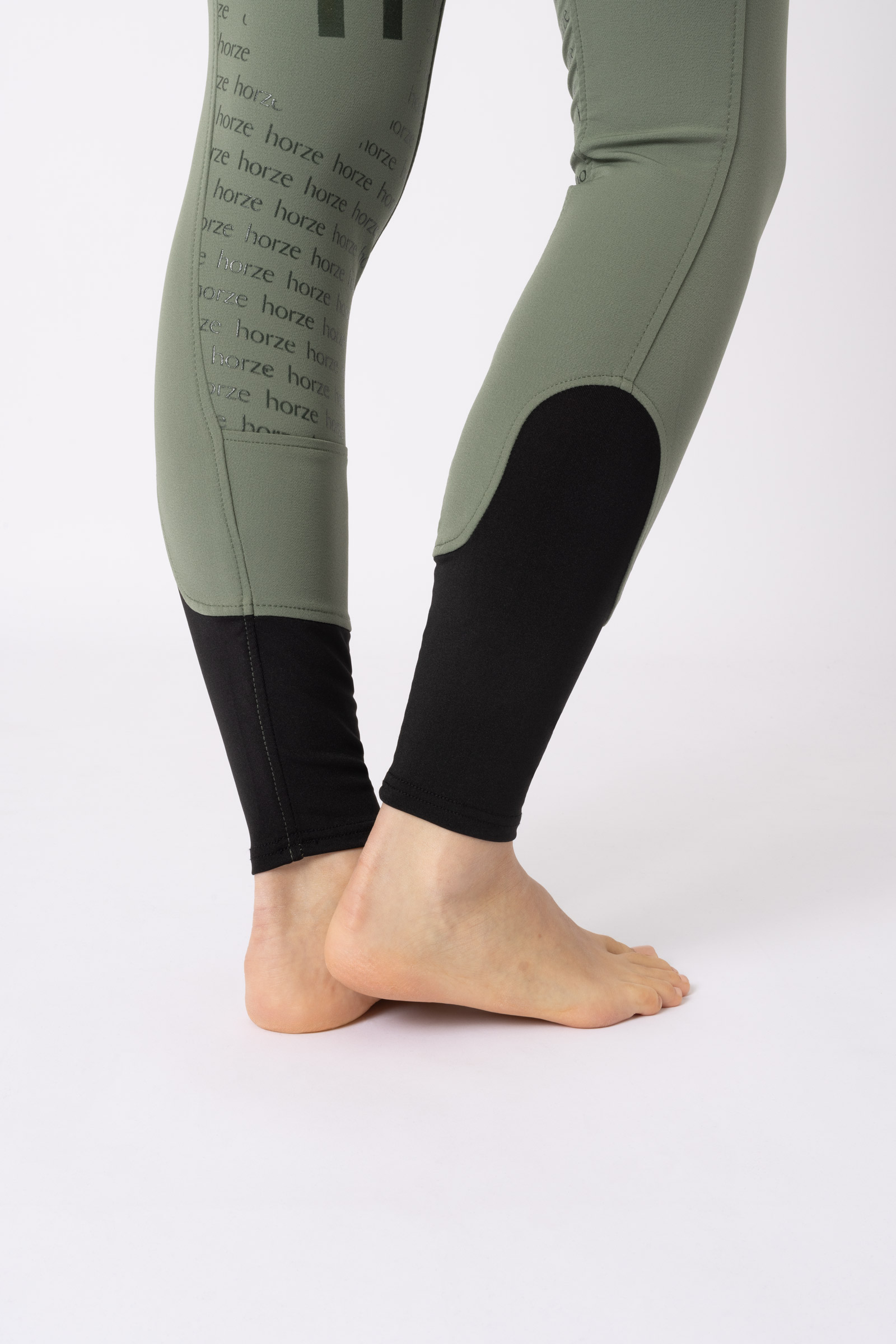 Silikonhelskodda ridbyxor med h&ouml;g midja, dam