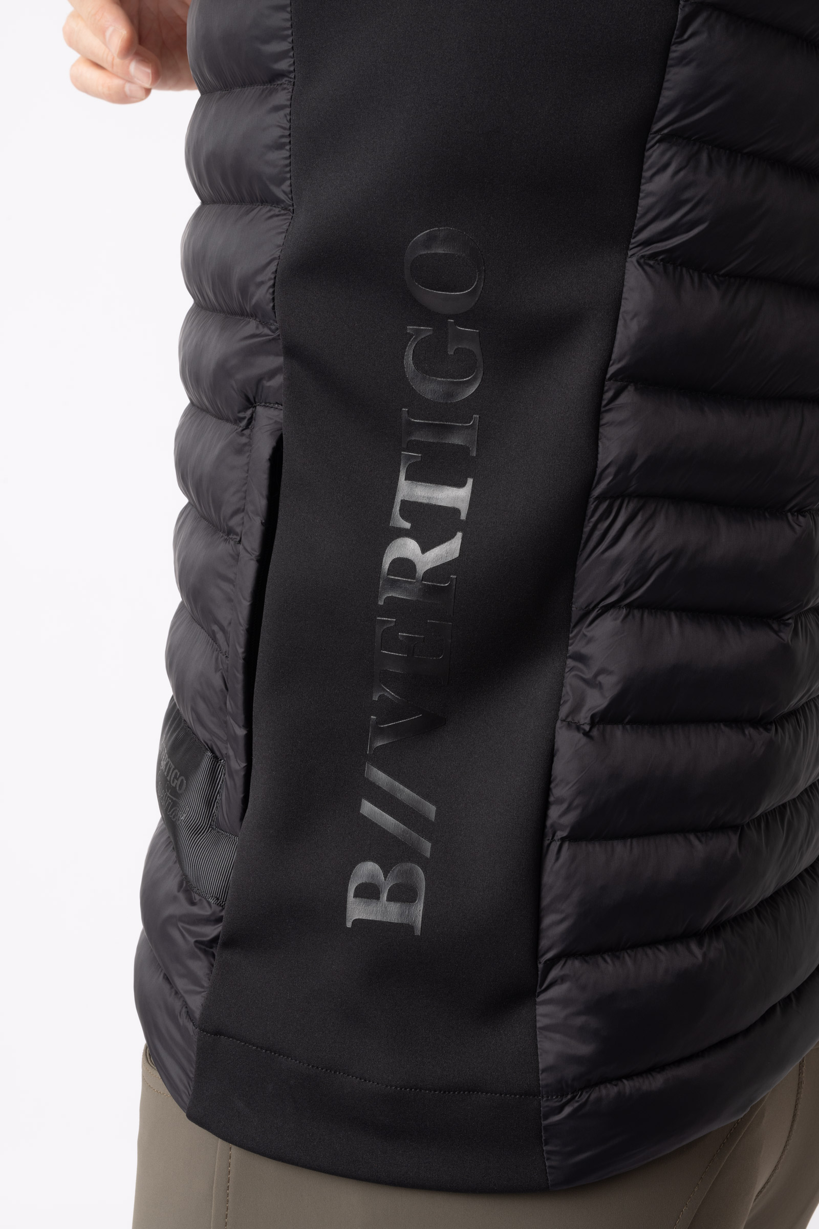 B Vertigo Simon ultral&auml;tt vadderad ridv&auml;st, herrstorlek