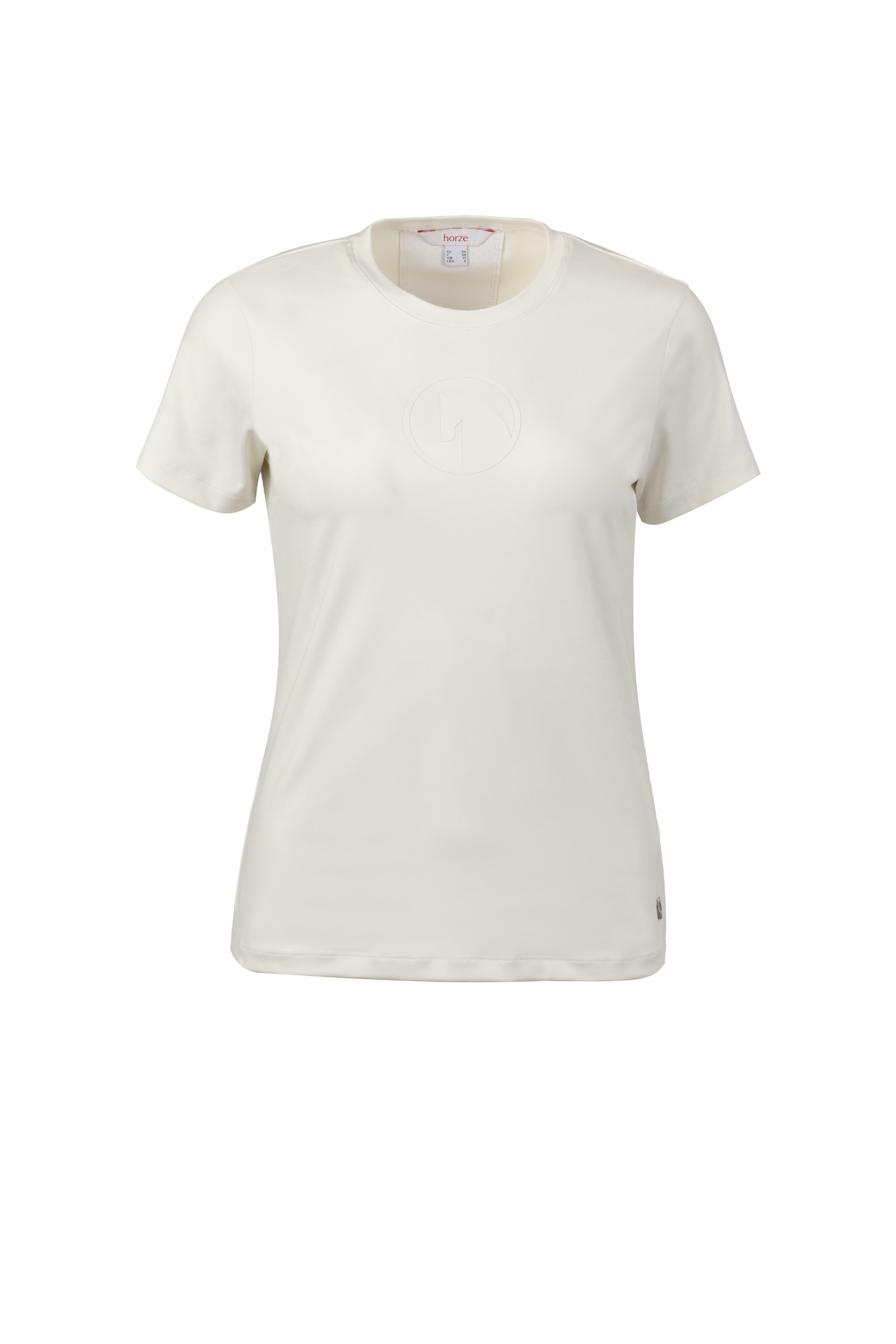Star White Horze Asa funktionell T-shirt, damstorlek
