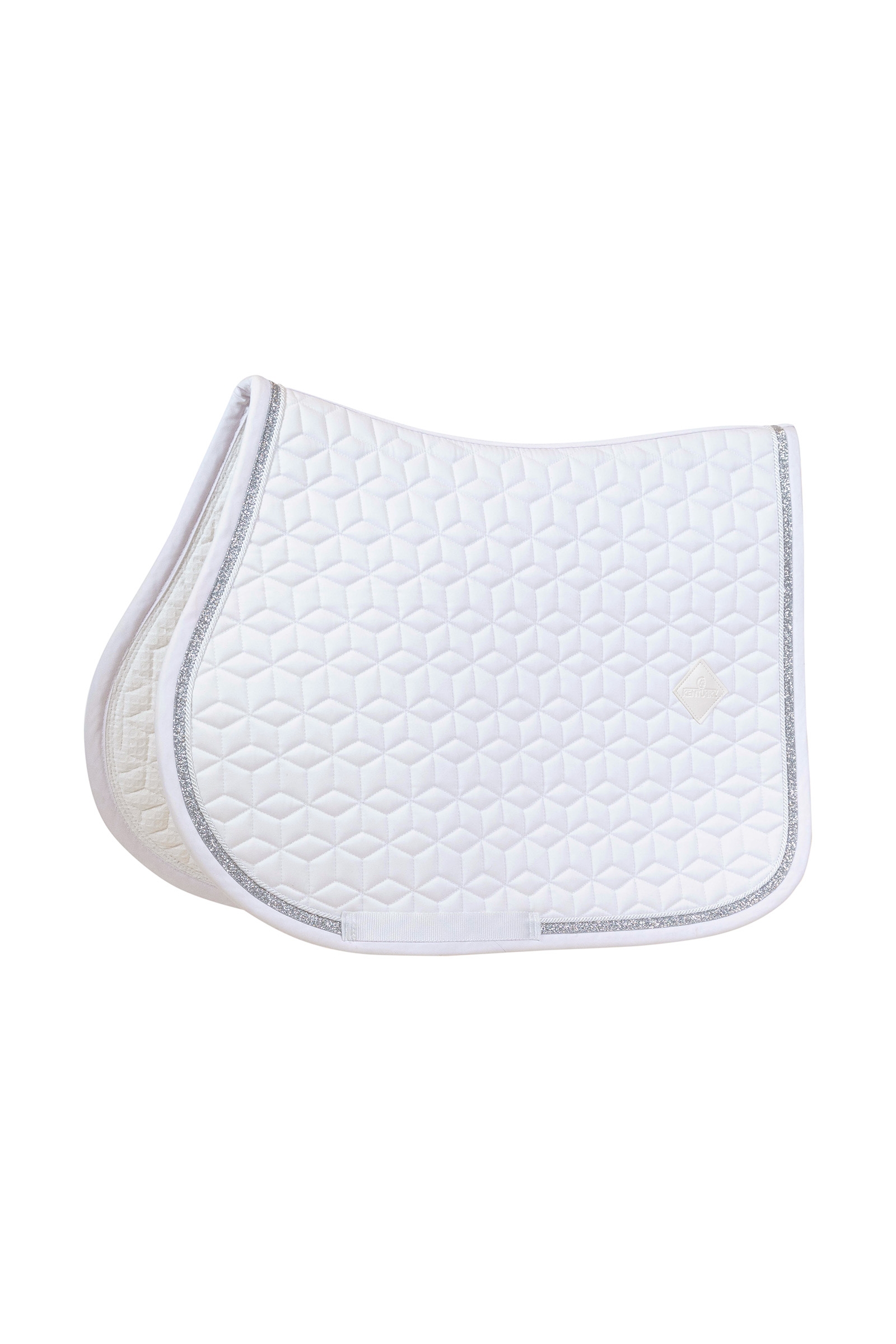 white/white Kentucky Horsewear Saddle Pad Glitter Rope Jumping Pad