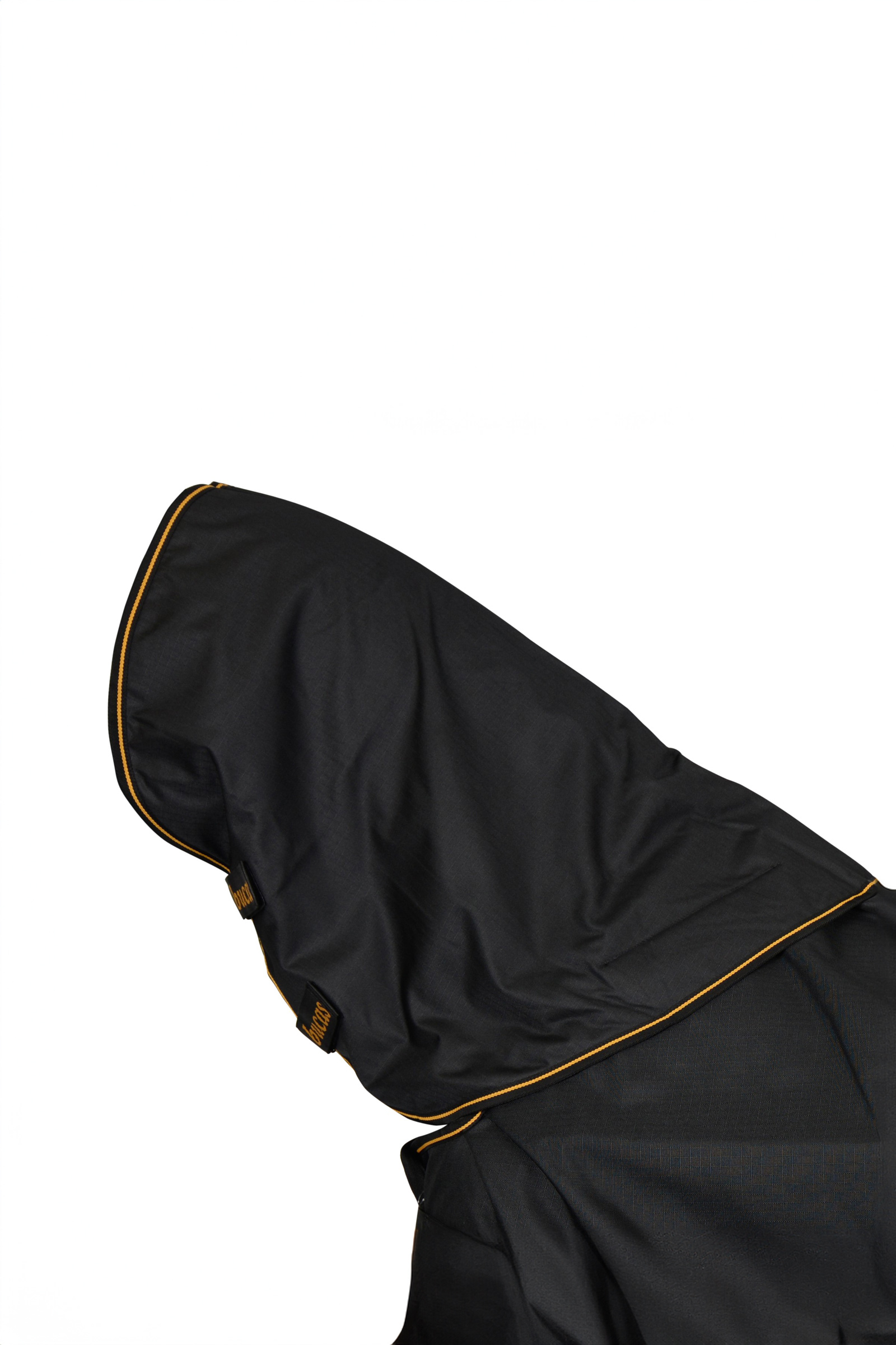 Black/Gold Bucas Irish Turnout halst&auml;cke, 0g