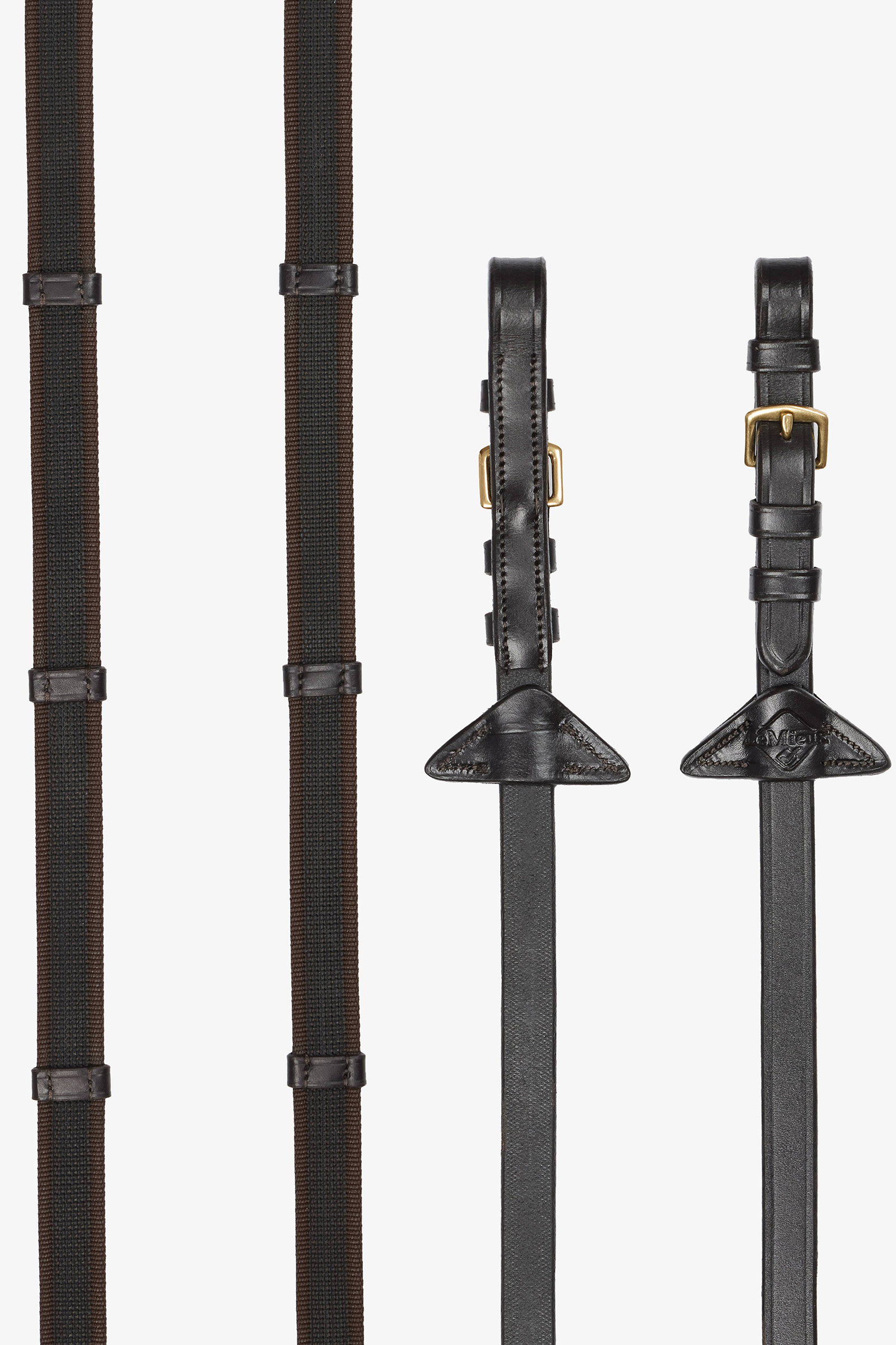 LeMieux Rubber Grip Continental tyglar med gummigrepp