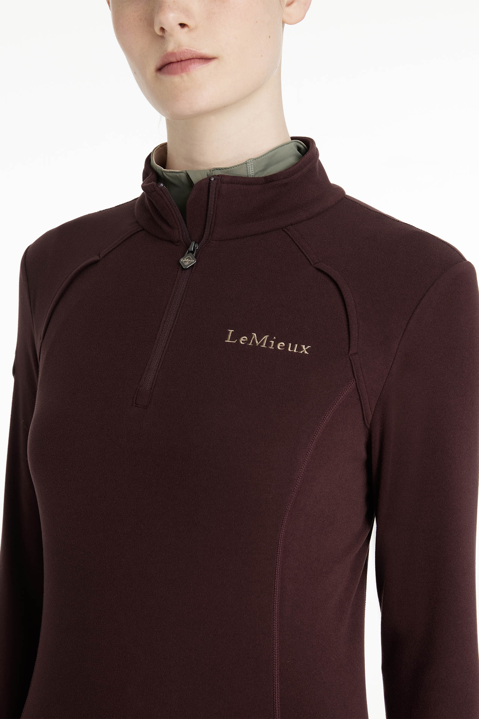 LeMieux Frances dam fleece med kvartdragkedja