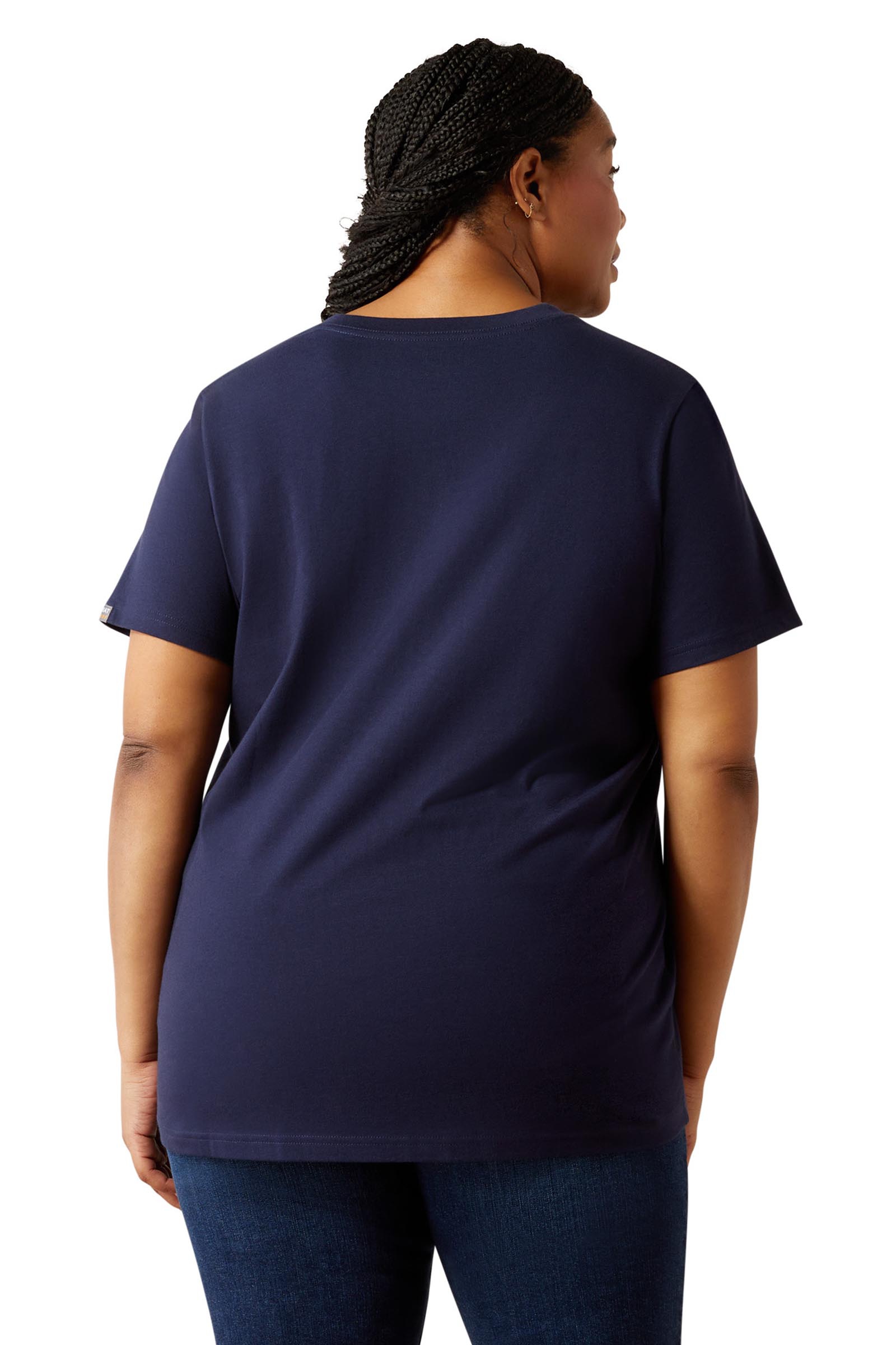 Ariat Camiseta Rebar Cotton Strong cuello en V para mujer  