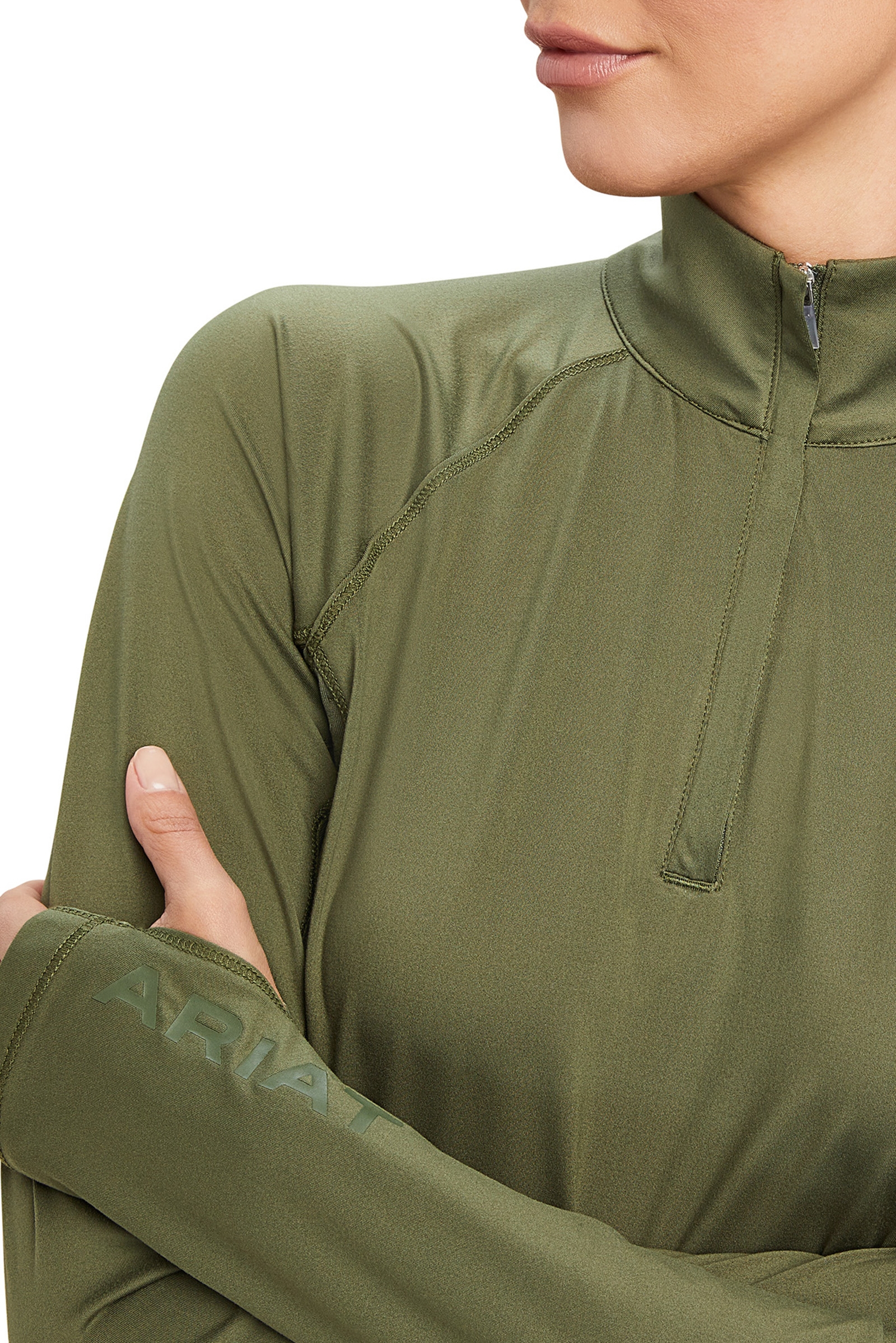 Ariat Lowell 2.0 Långärmad topp för dam med 1/4 dragkedja