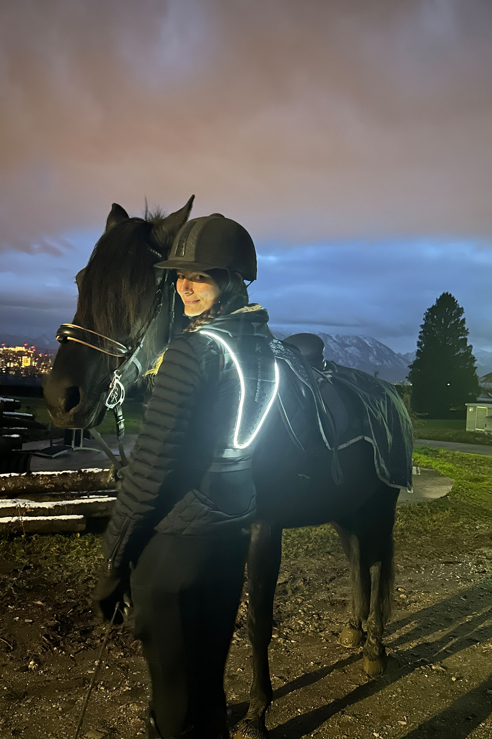 Komperdell Ballistic High Visibility FlexFit ryggskydd, v&auml;ndbar