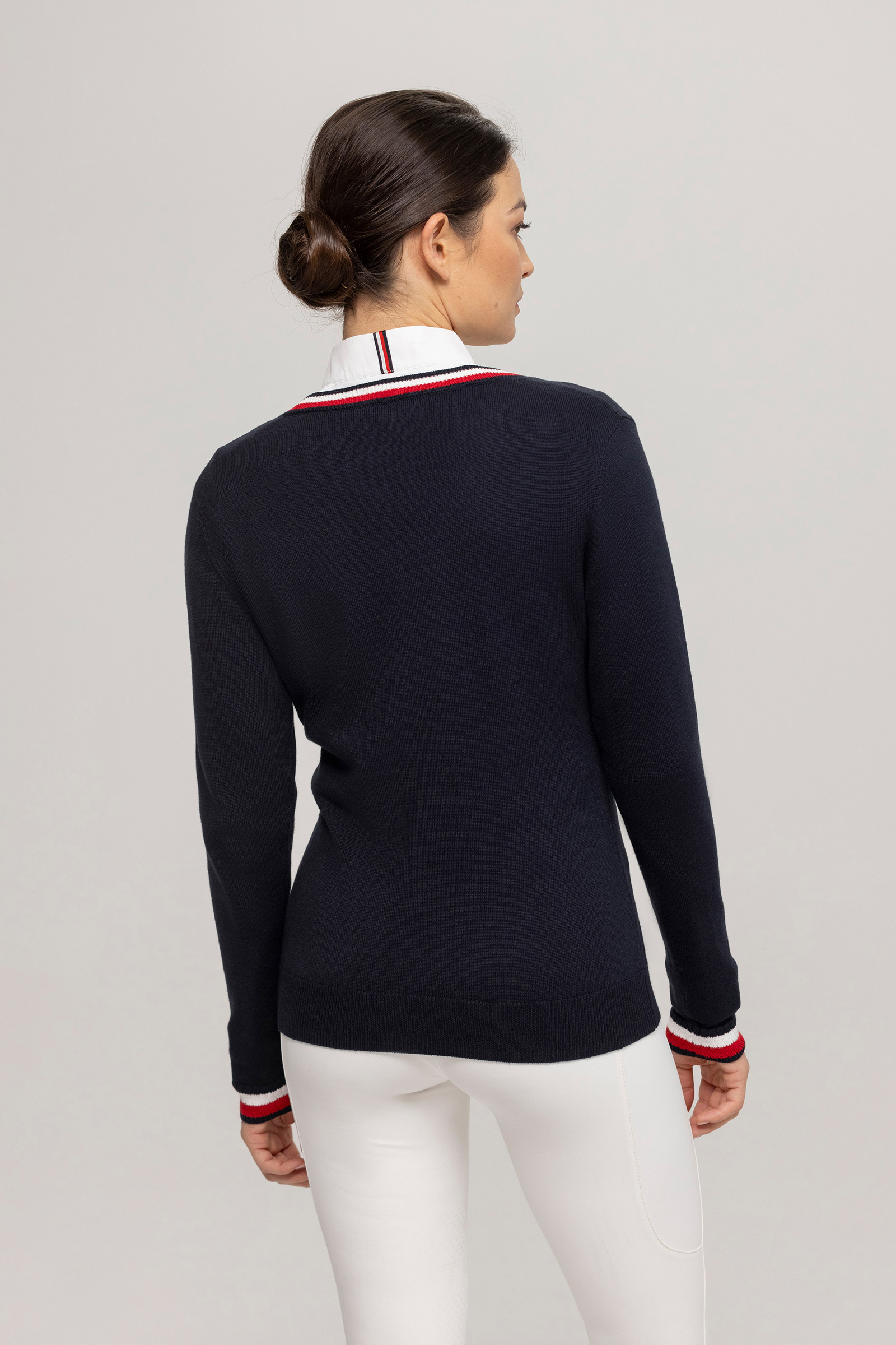 Tommy Hilfiger Equestrian Indiana damtr&ouml;ja med V-ringning