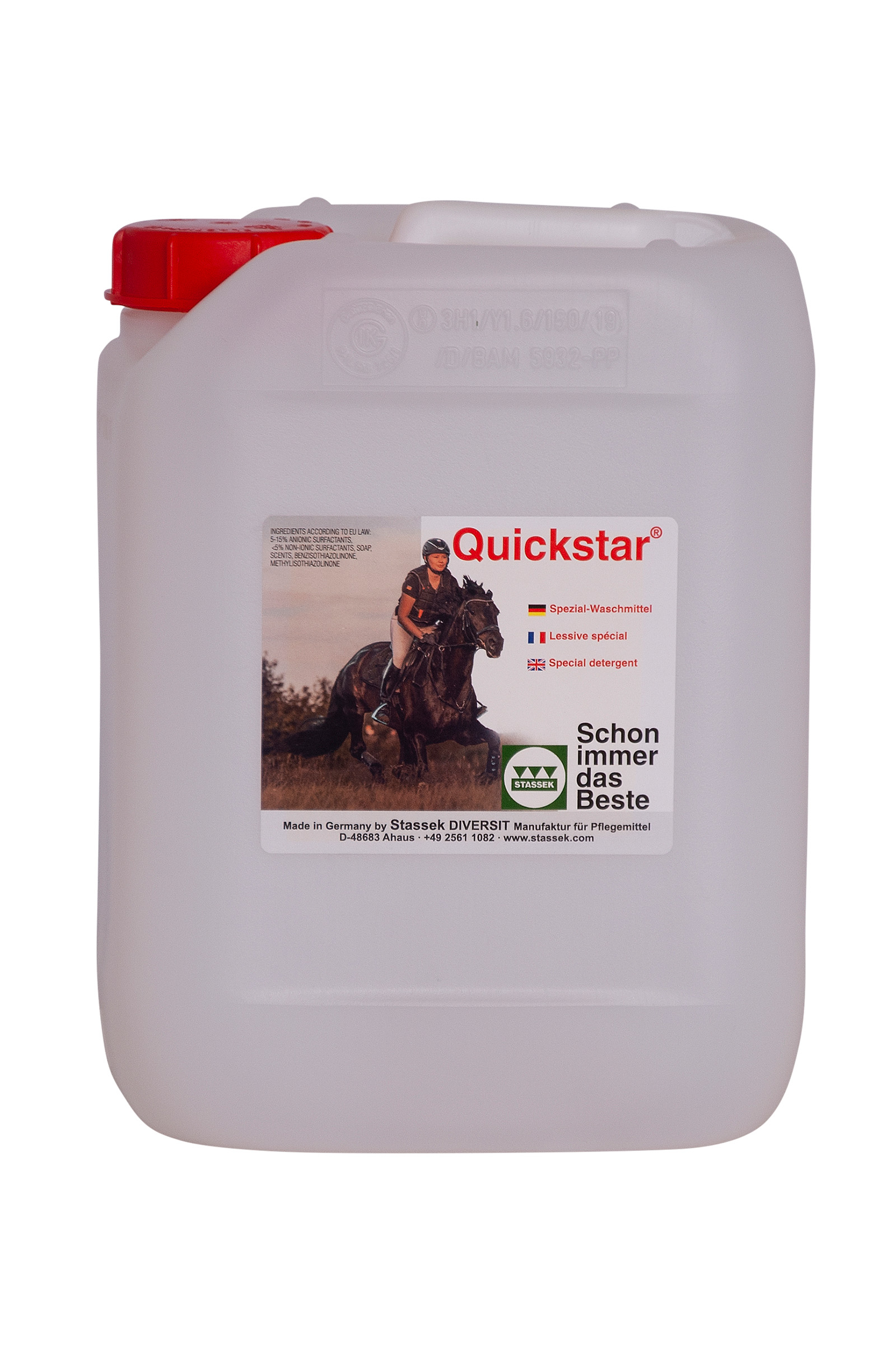 Stassek Quickstar Läder- och ullrengöring, 5 liter