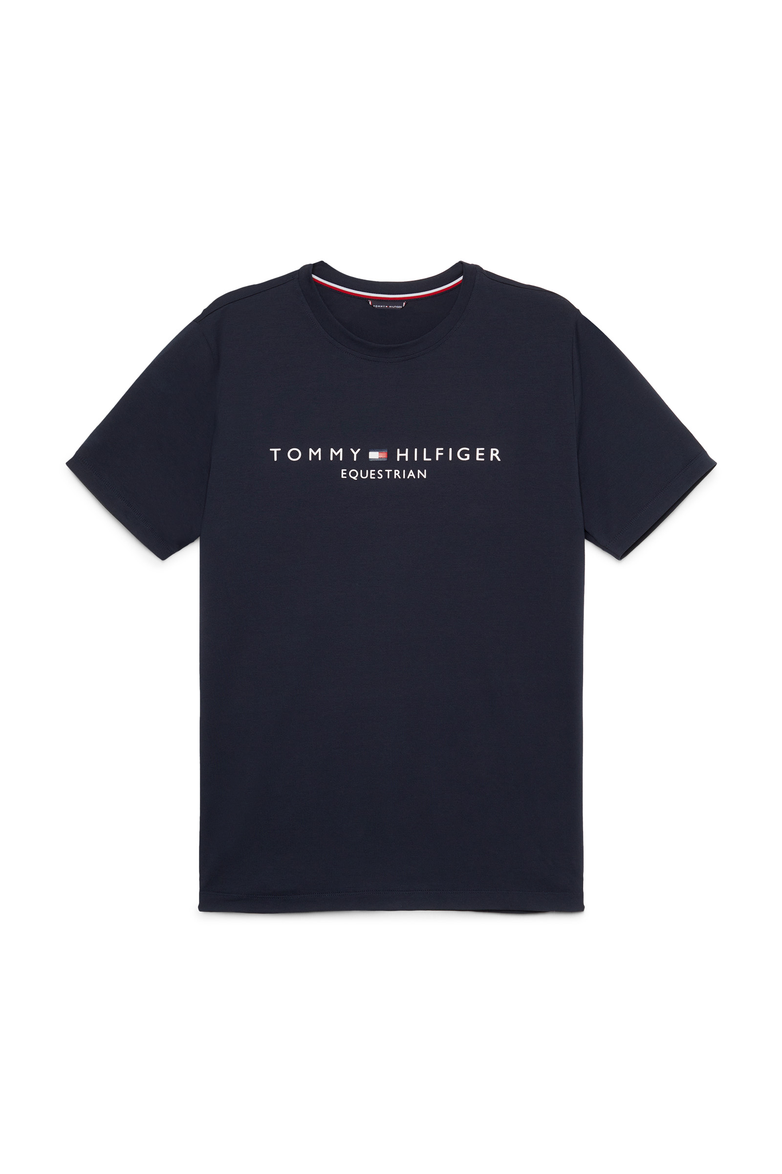 Tommy Hilfiger Equestrian Williamsburg T-shirt med grafiskt tryck och korta ärmar