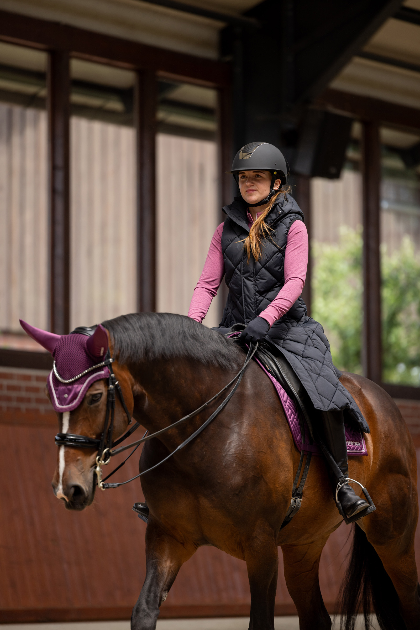 B Vertigo Gem lång vadderad ridväst