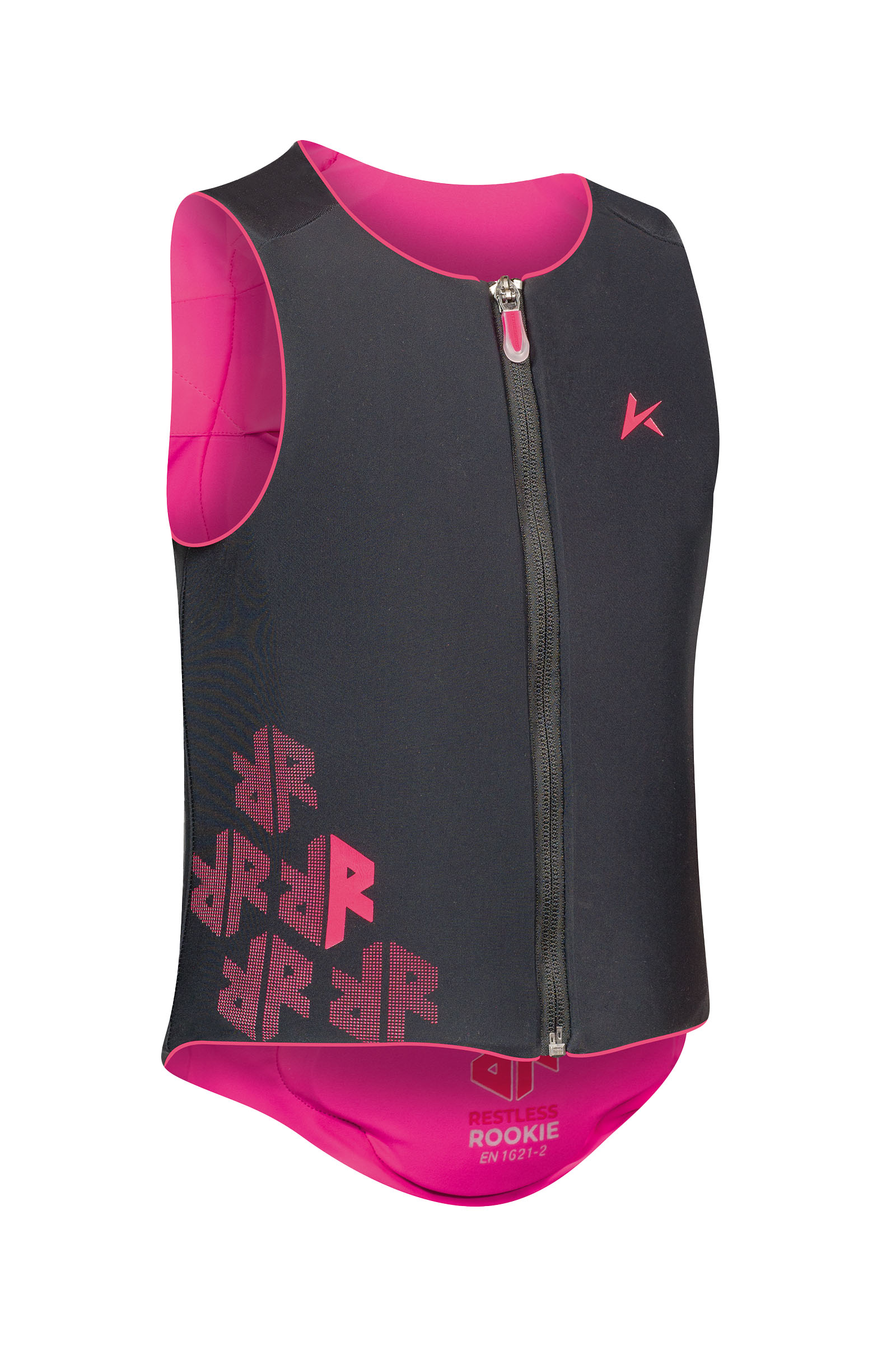 Black/Pink Komperdell Ballistic Flex Fit Pro Junior ryggskydd