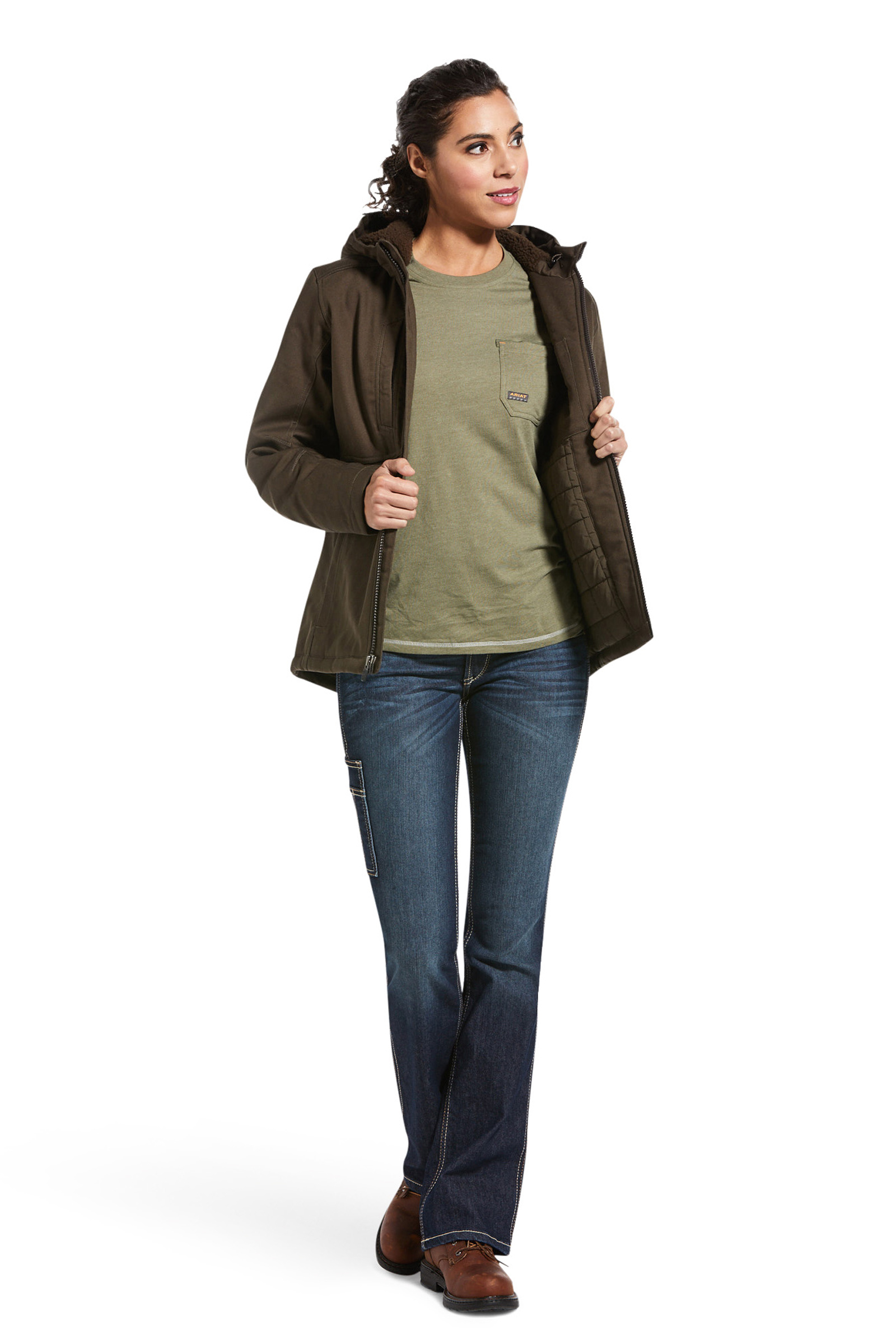 Ariat Rebar DuraCanvas fodrad jacka, dam