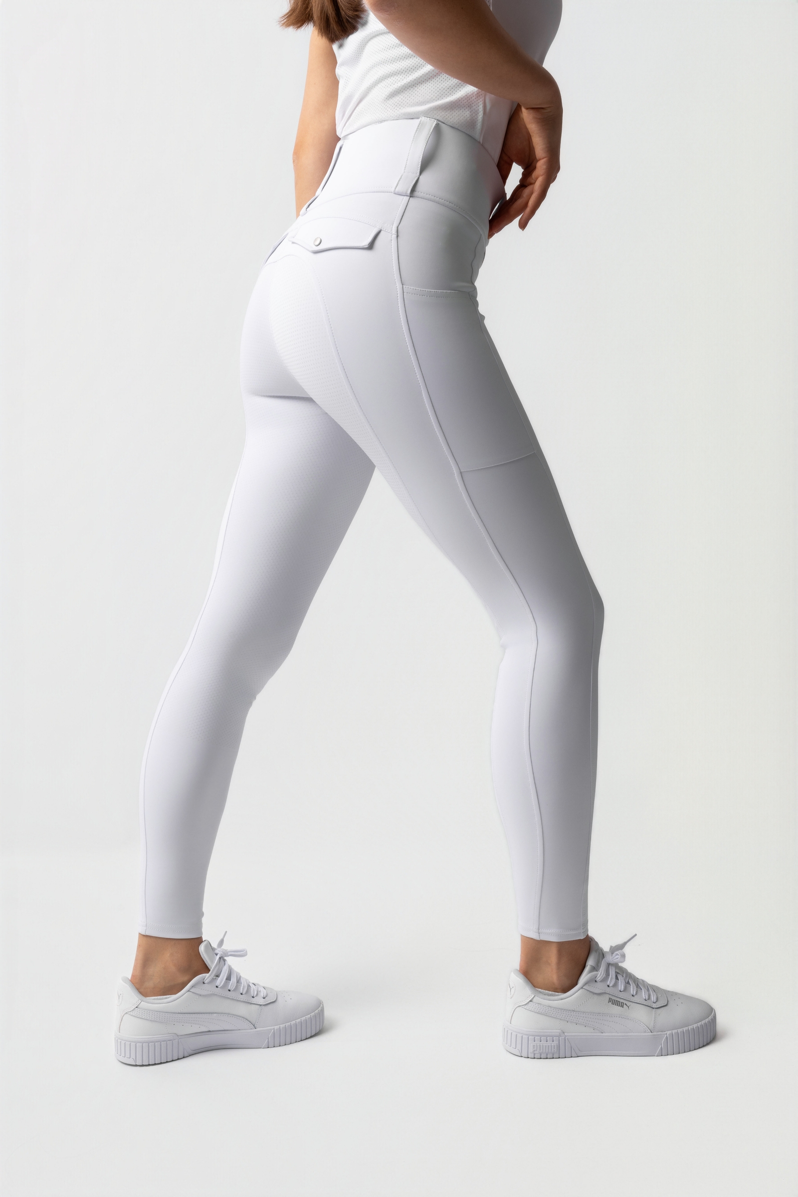 Horze Anya ridtights för dam med helskodd i silikon UPF 50+