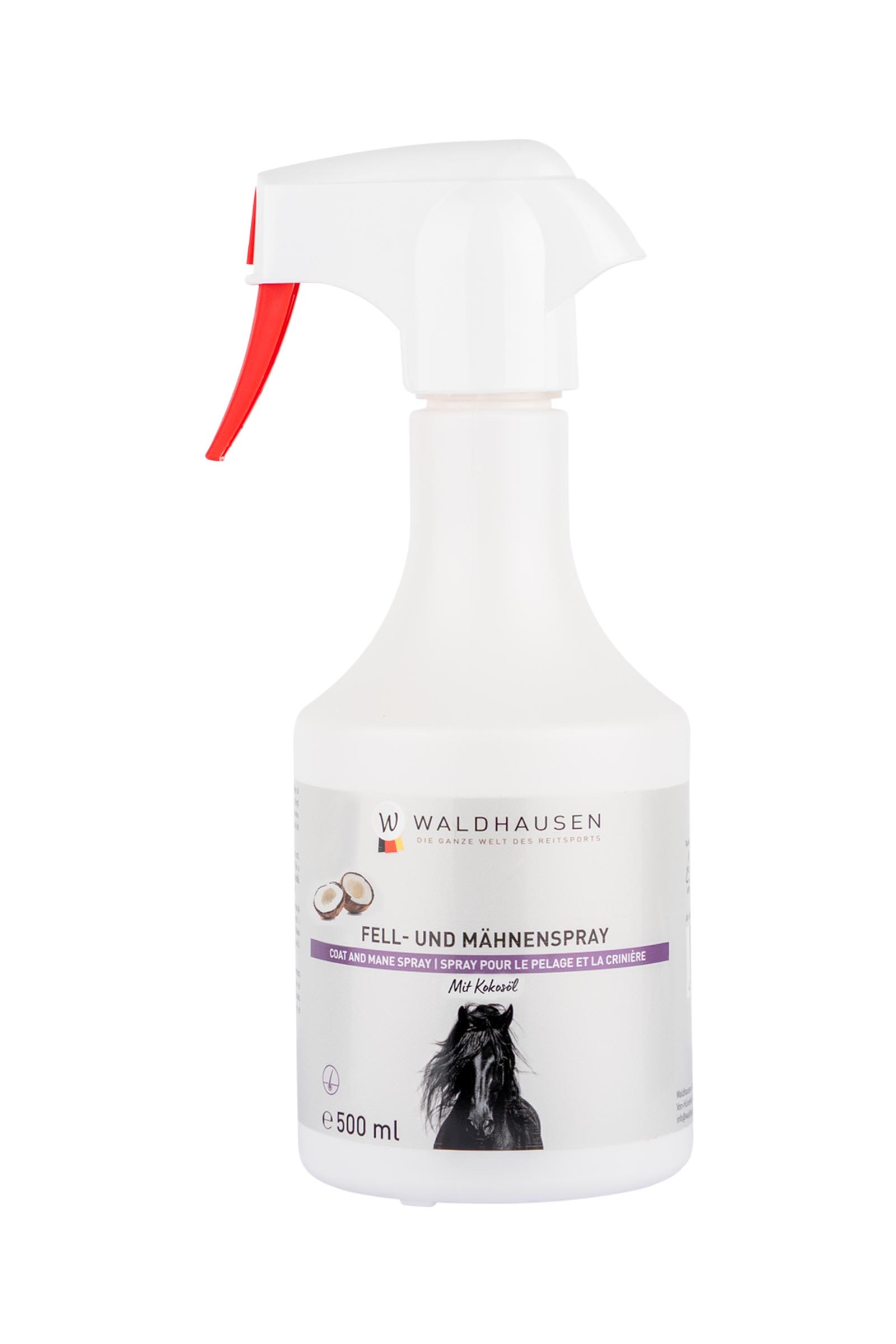 Waldhausen päls- och manespray med kokosolja, 500 ml