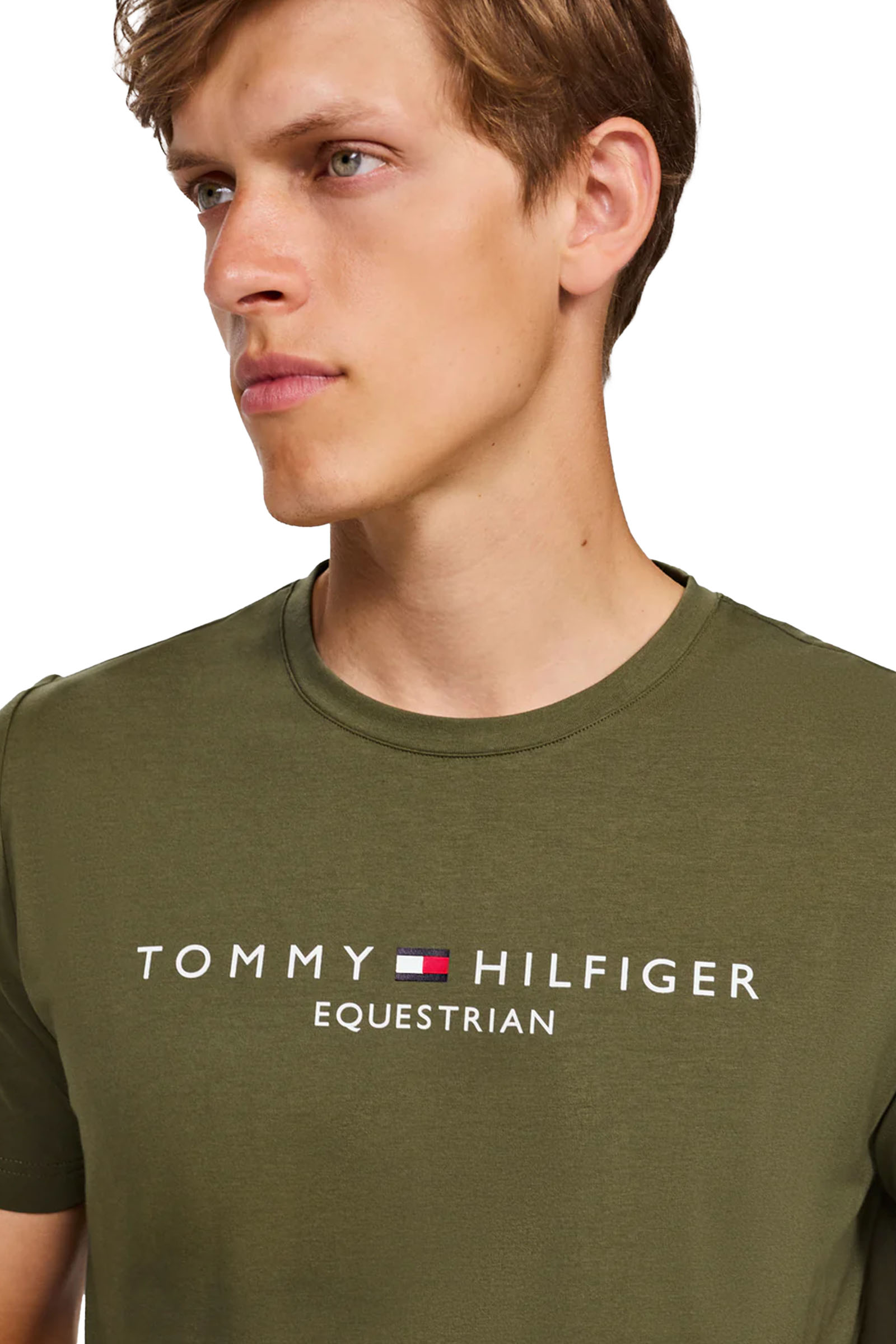 Tommy Hilfiger Equestrian Williamsburg T-shirt med grafiskt tryck och korta &auml;rmar