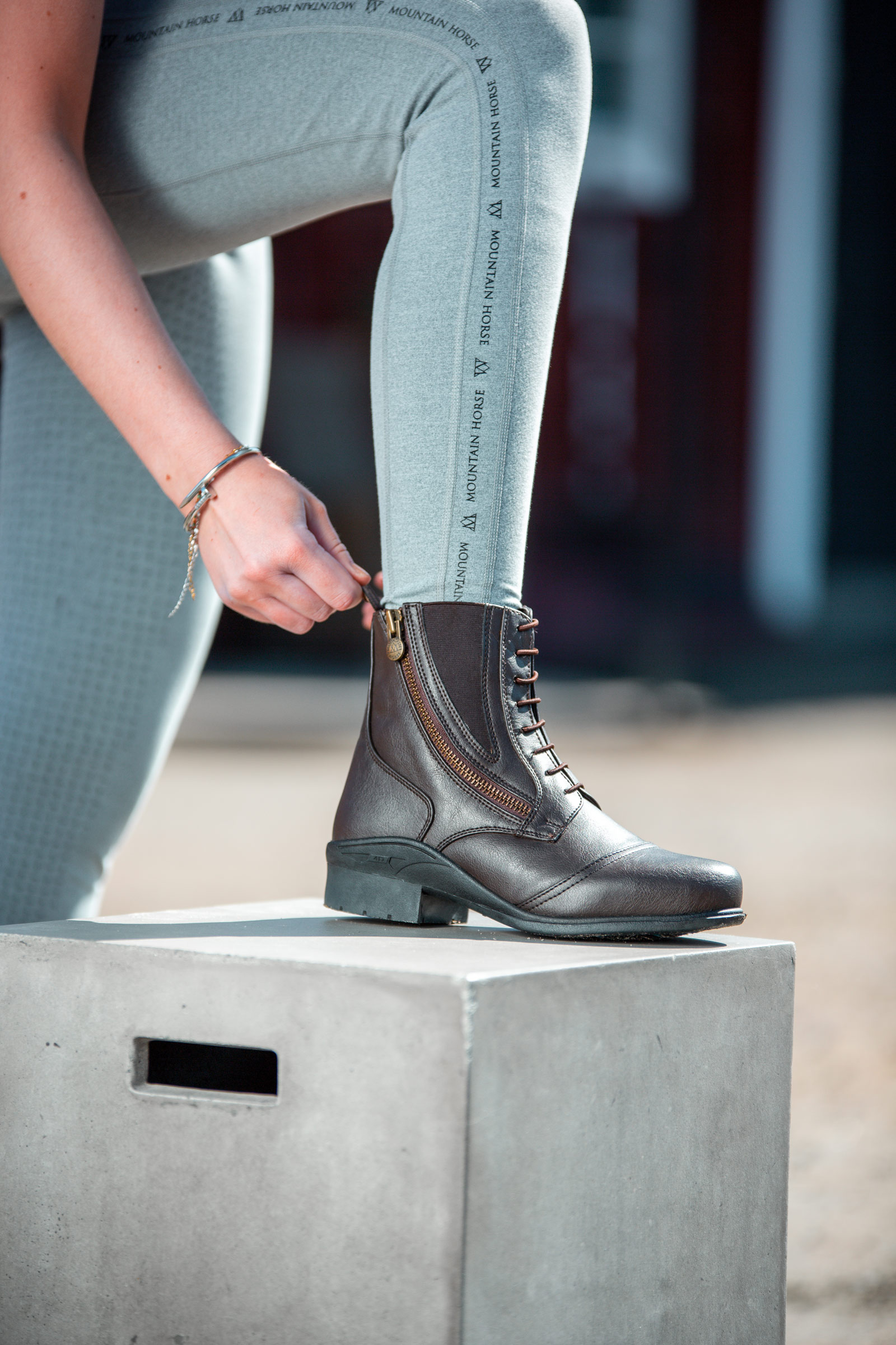 Mountain Horse Veganza Paddockstövlar med dragkedja på sidan