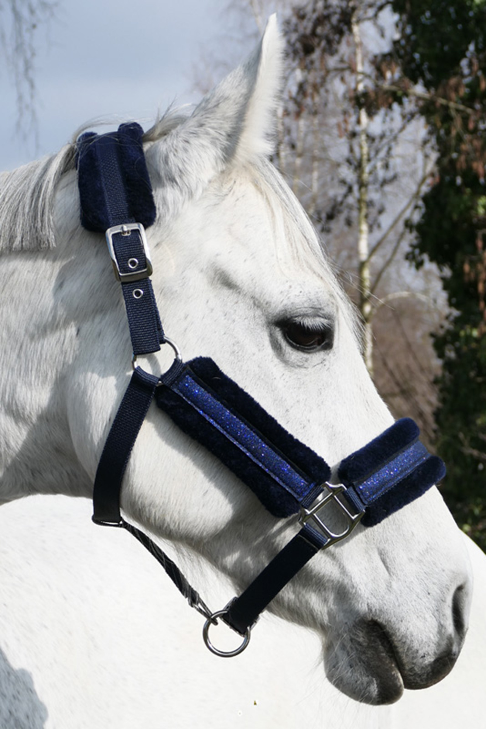 Kavalkade Star Glitter Halter With Faux Fur