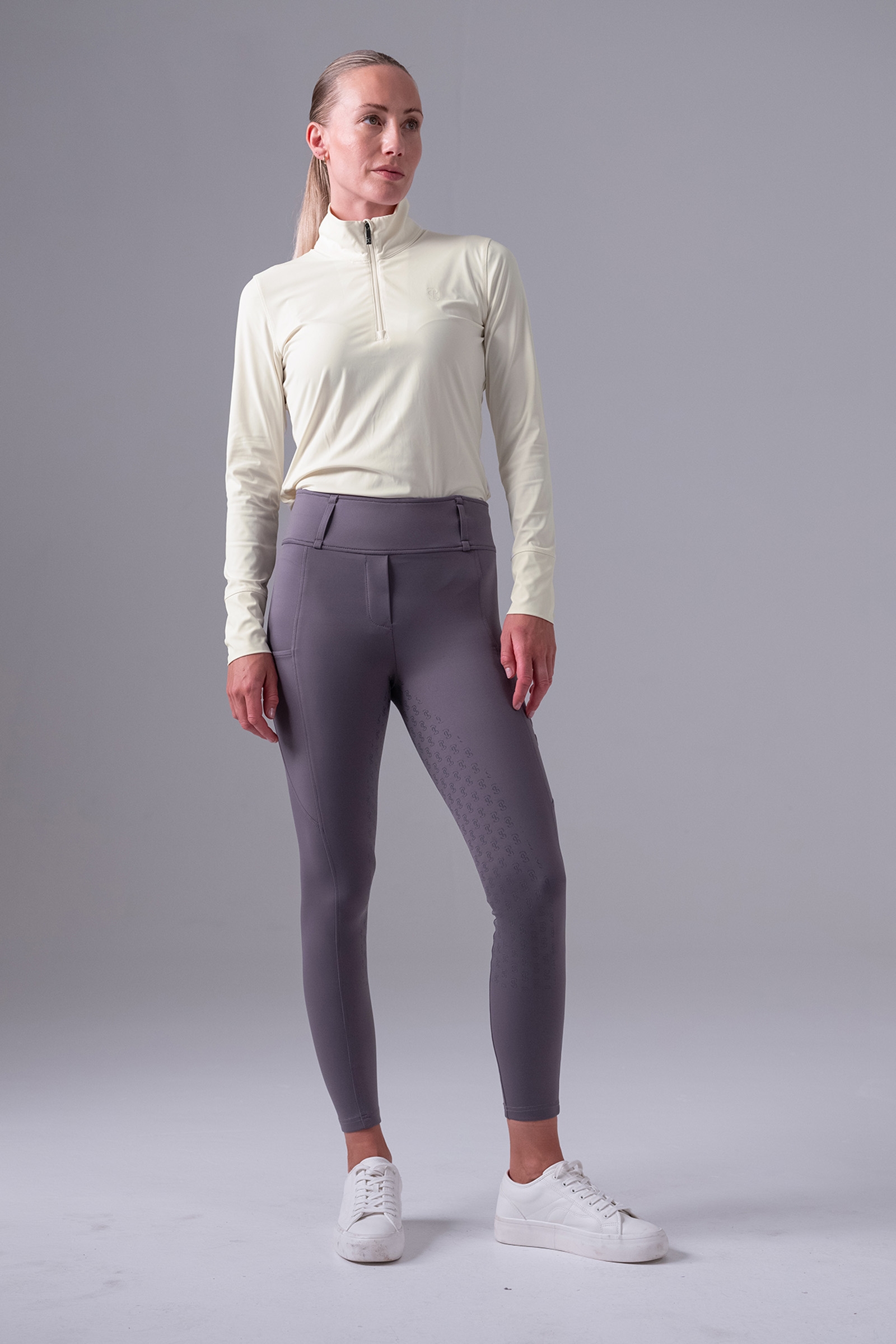 PS of Sweden Toska Långärmad teknisk skjorta för kvinnor