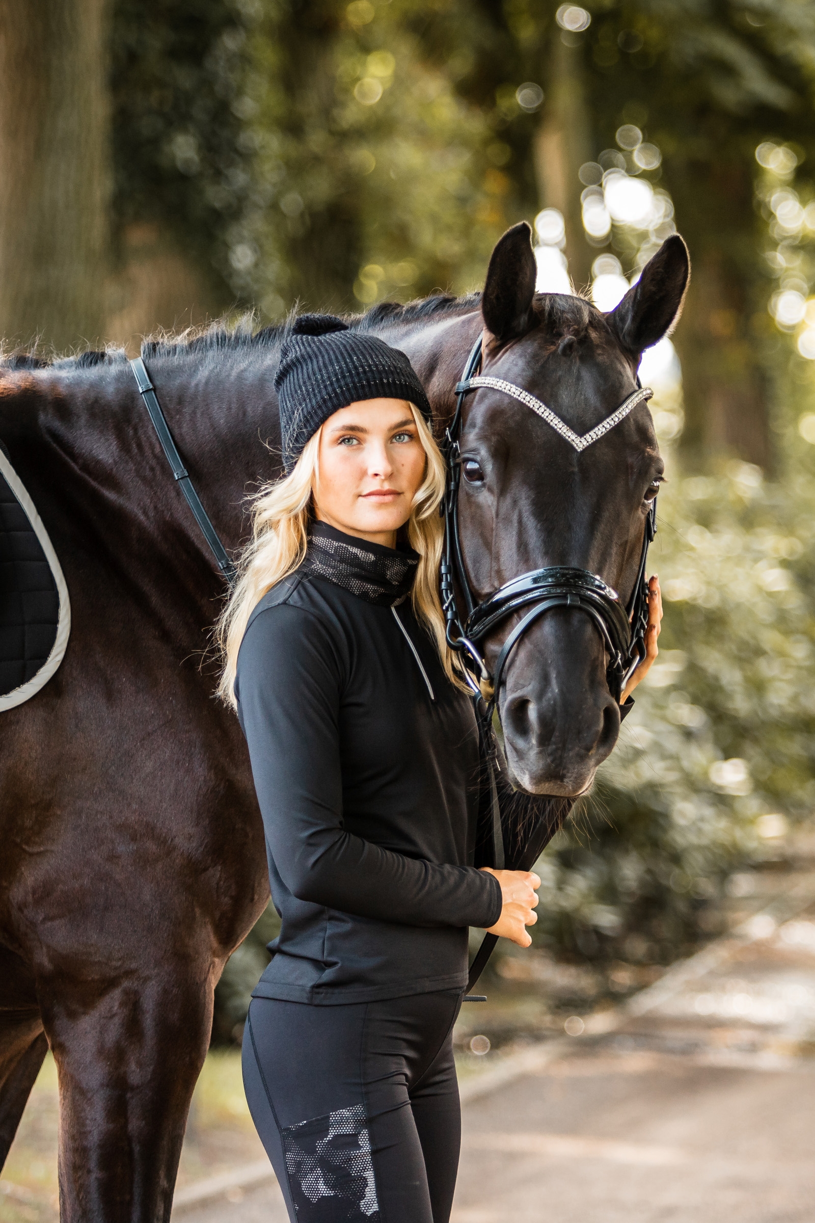 Horze Luminox funktionell l&aring;ng&auml;rmad topp f&ouml;r dam