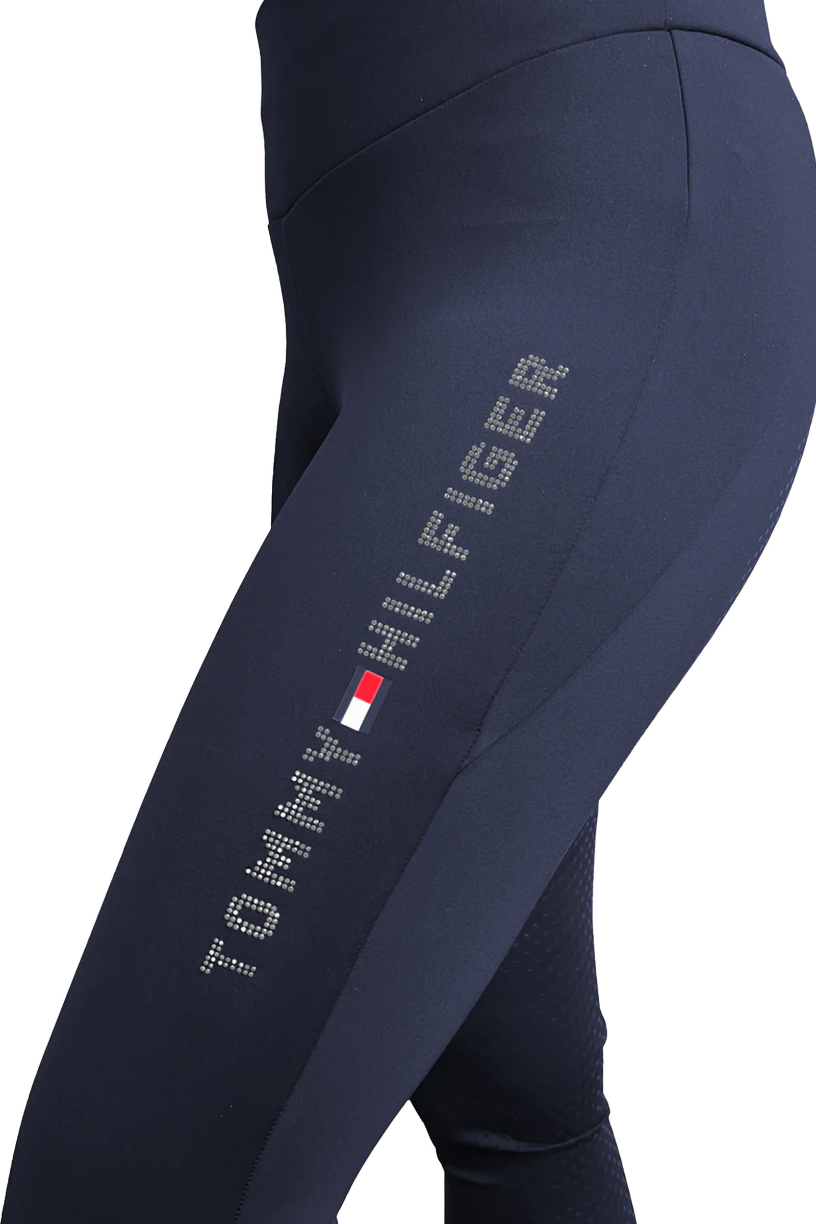 Tommy Hilfiger Capsule Collection Elmira helskodda ridtights med strass för året runt-bruk