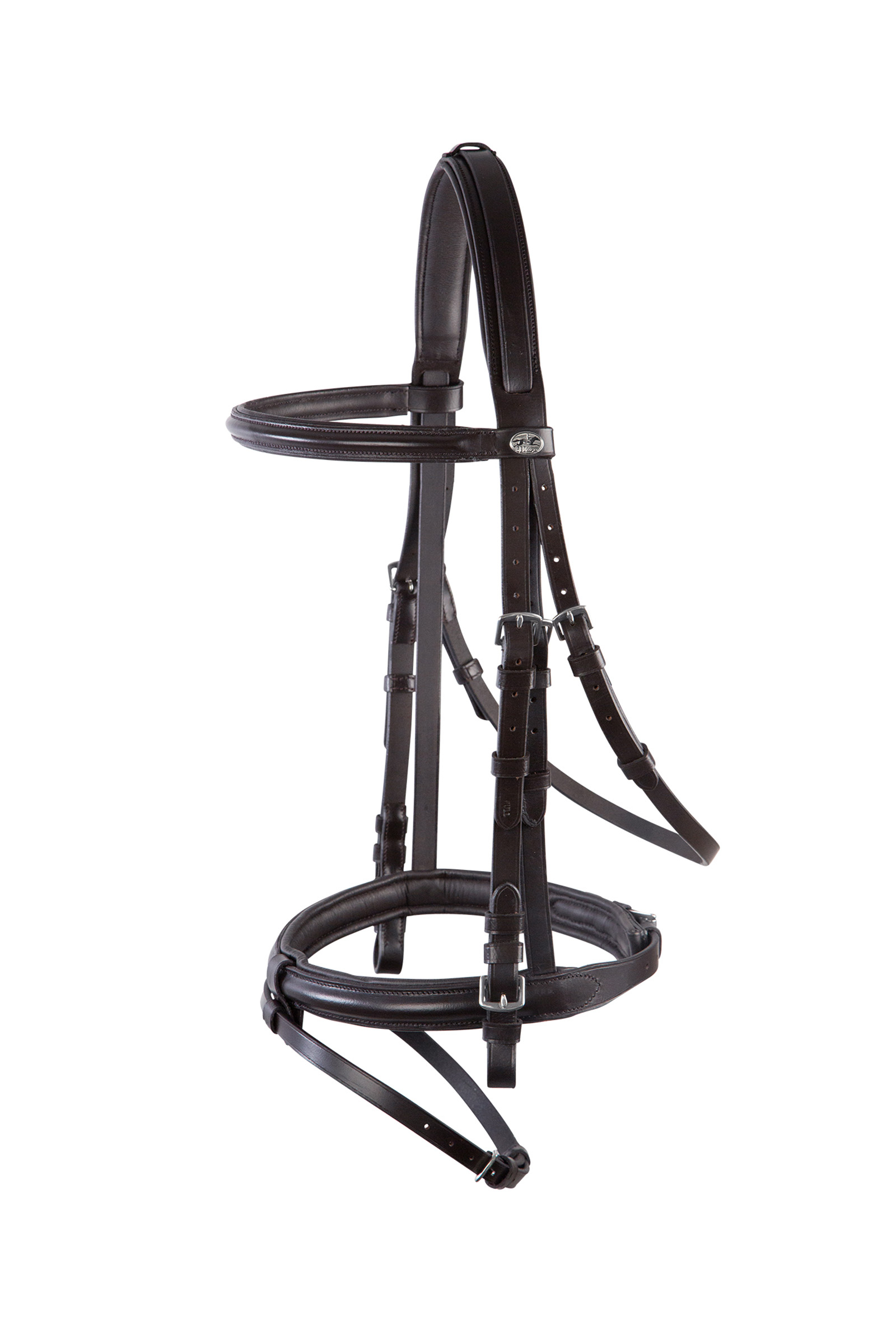 Brown/Silver Schockemöhle Sports Bremen Wide Bridle
