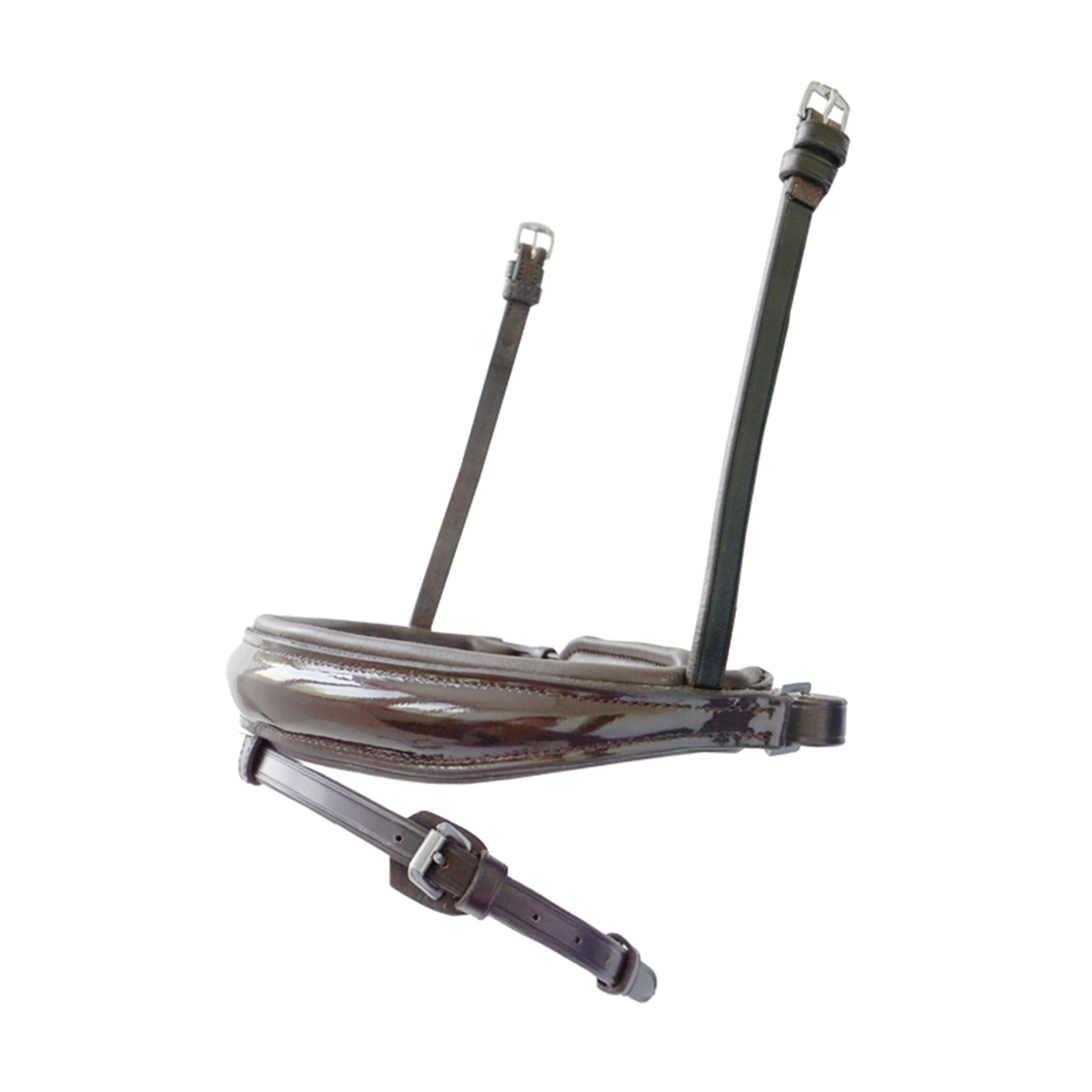 Brown/ Laquered Kavalkade Charlotte svensk kombinations nosgrimma