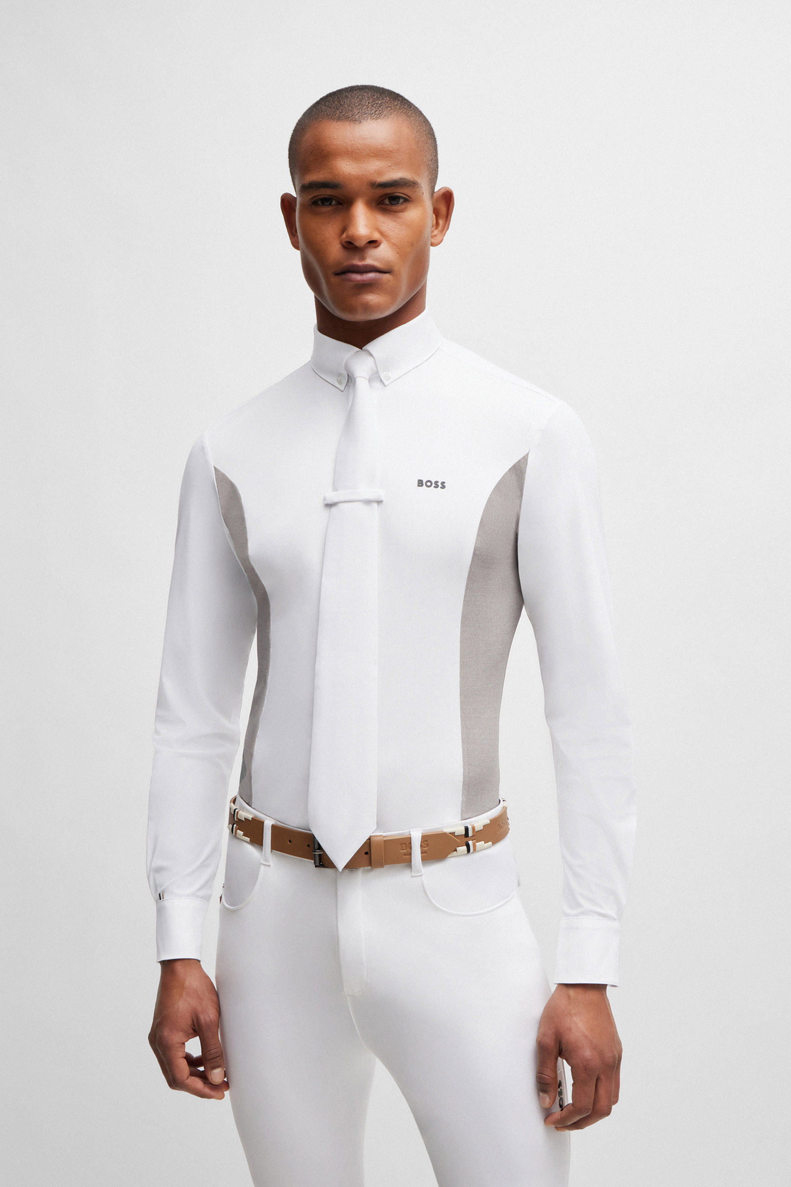 Boss Norman showskjorta med sidopanel