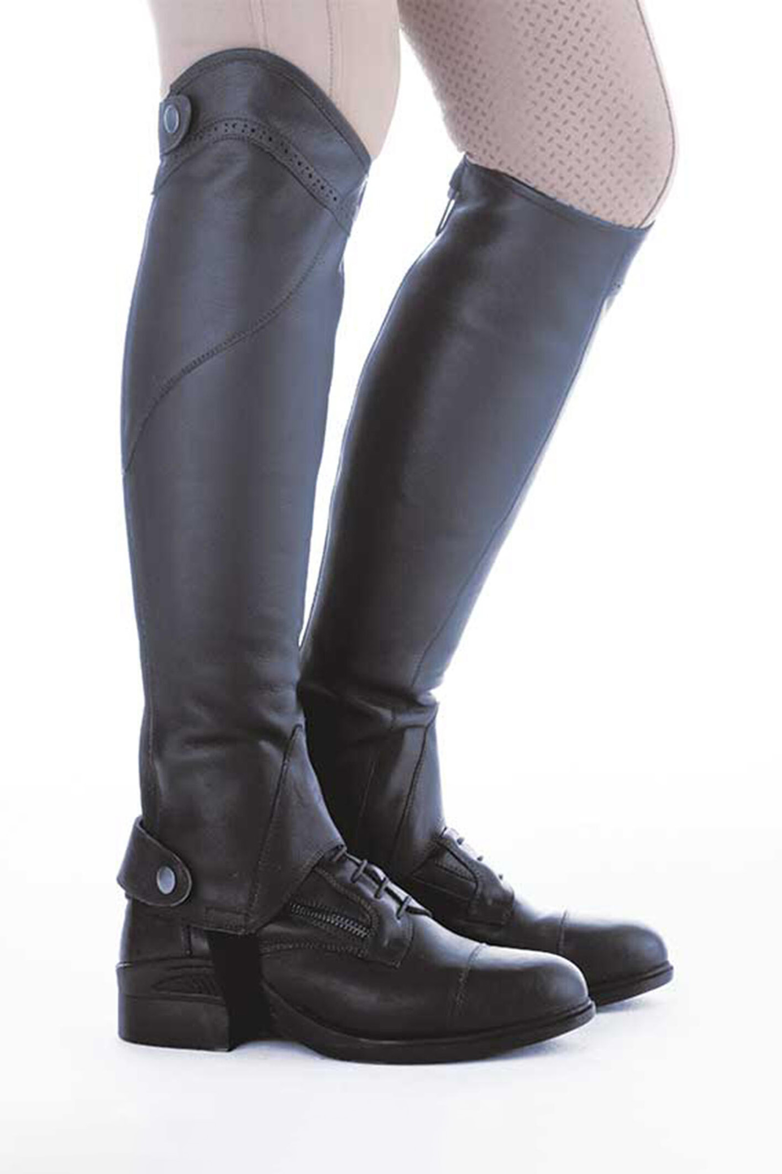 Black Kavalkade Remus chaps i oljat l&auml;der