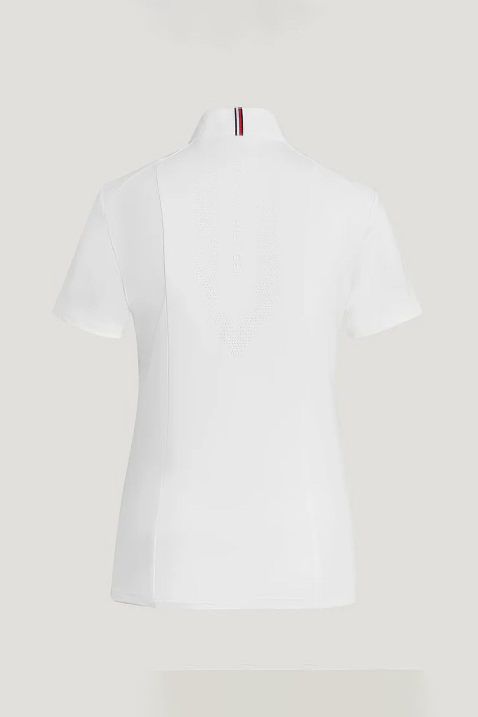 Tommy Hilfiger Equestrian Avon kort&auml;rmad t&auml;vlingsskjorta