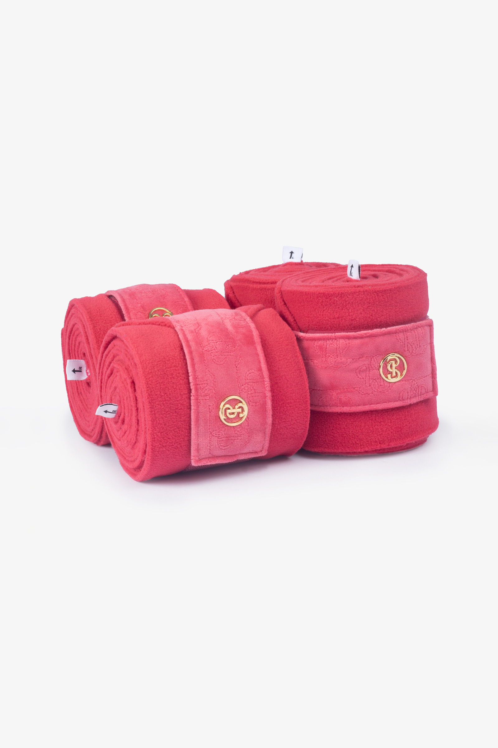 Scarlet pink S of Sweden lindor Velvet Monogram