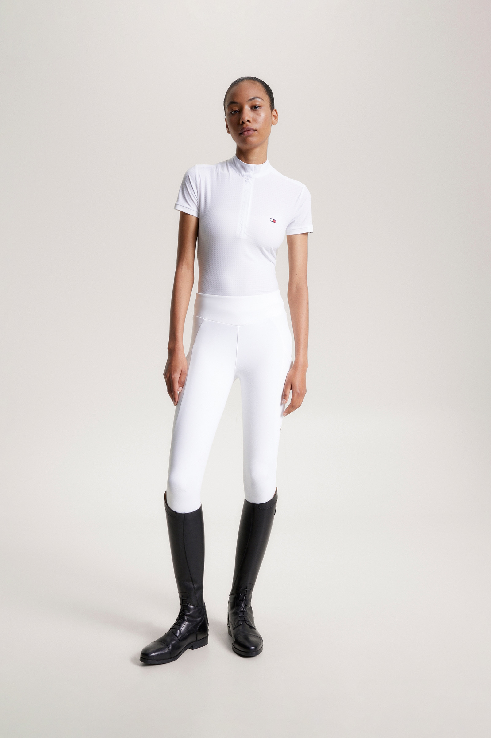 Tommy Hilfiger Equestrian Chelsea Kylig Kortärmad Polo Tröja med Logo