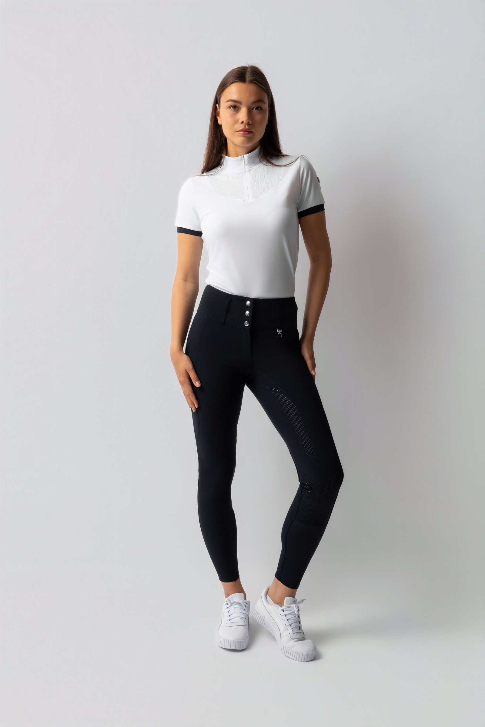 Horze Leonie ridbyxor f&ouml;r dam med helskodd i silikon UPF 40+