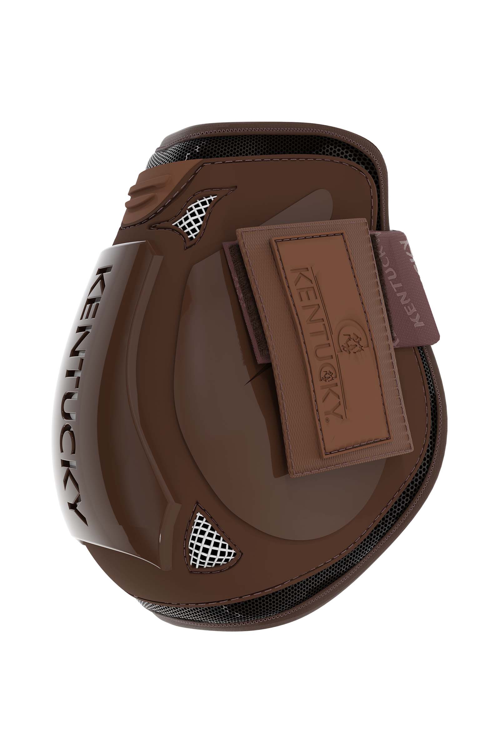 Brown Kentucky Horsewear Moonboots Air kardborrebands knäppning