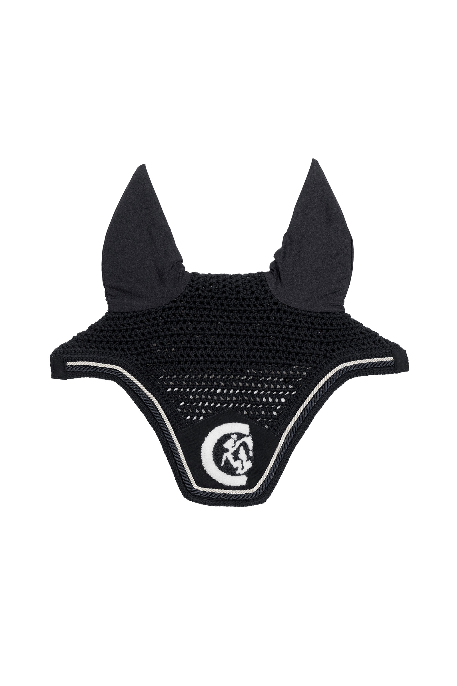 black Kentucky Horsewear huva Wellington 3D Logo rope