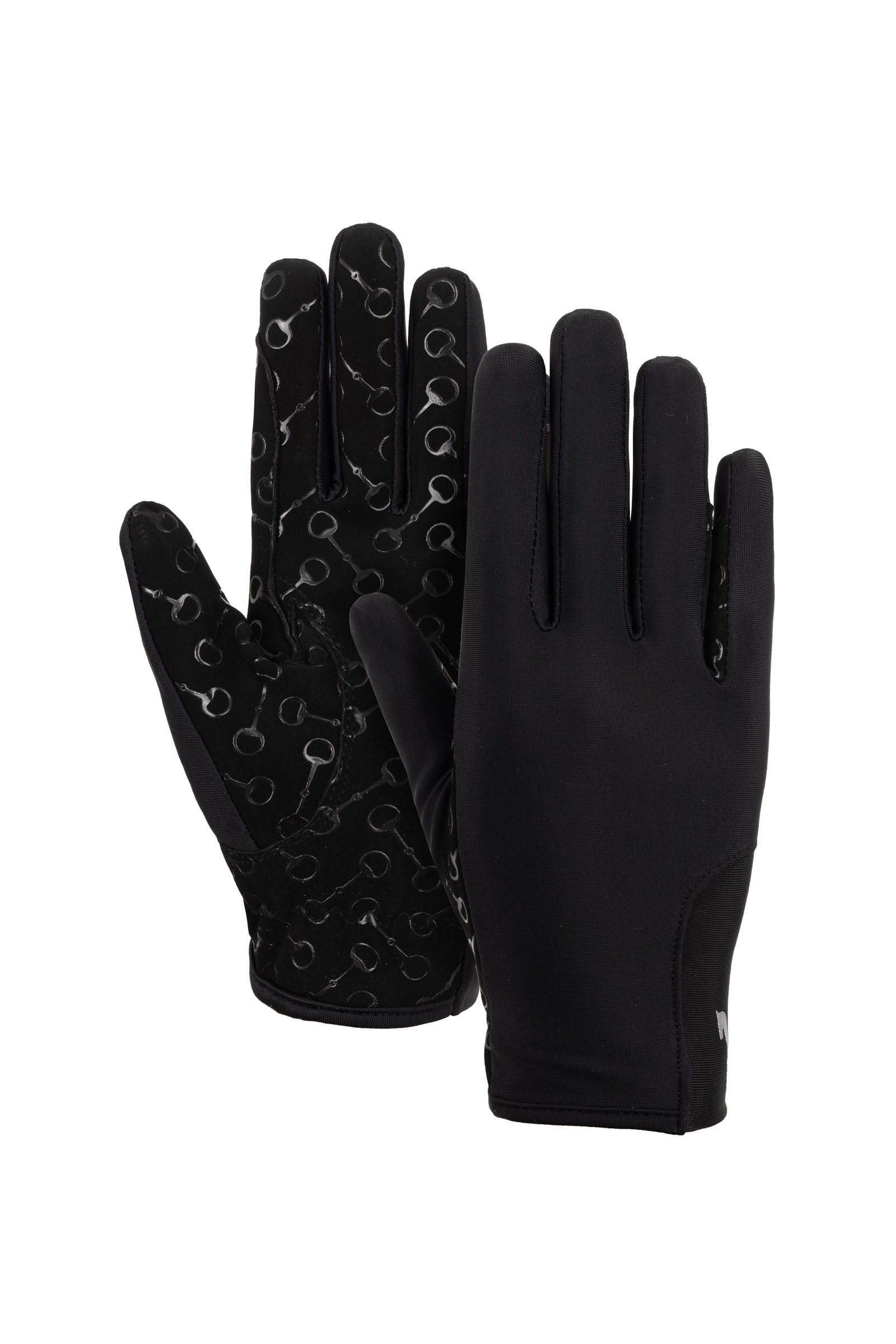 Horze barnridhandskar med silikontryck i handflatan