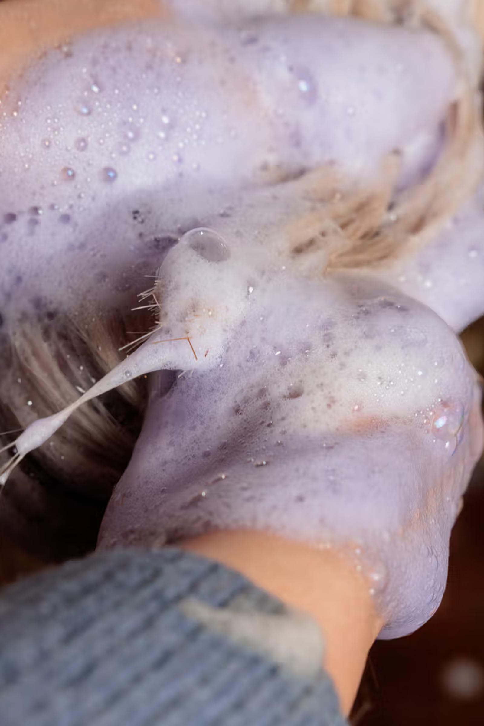 Grooming Deluxe Mandel gloss lila schampo, 500 ml