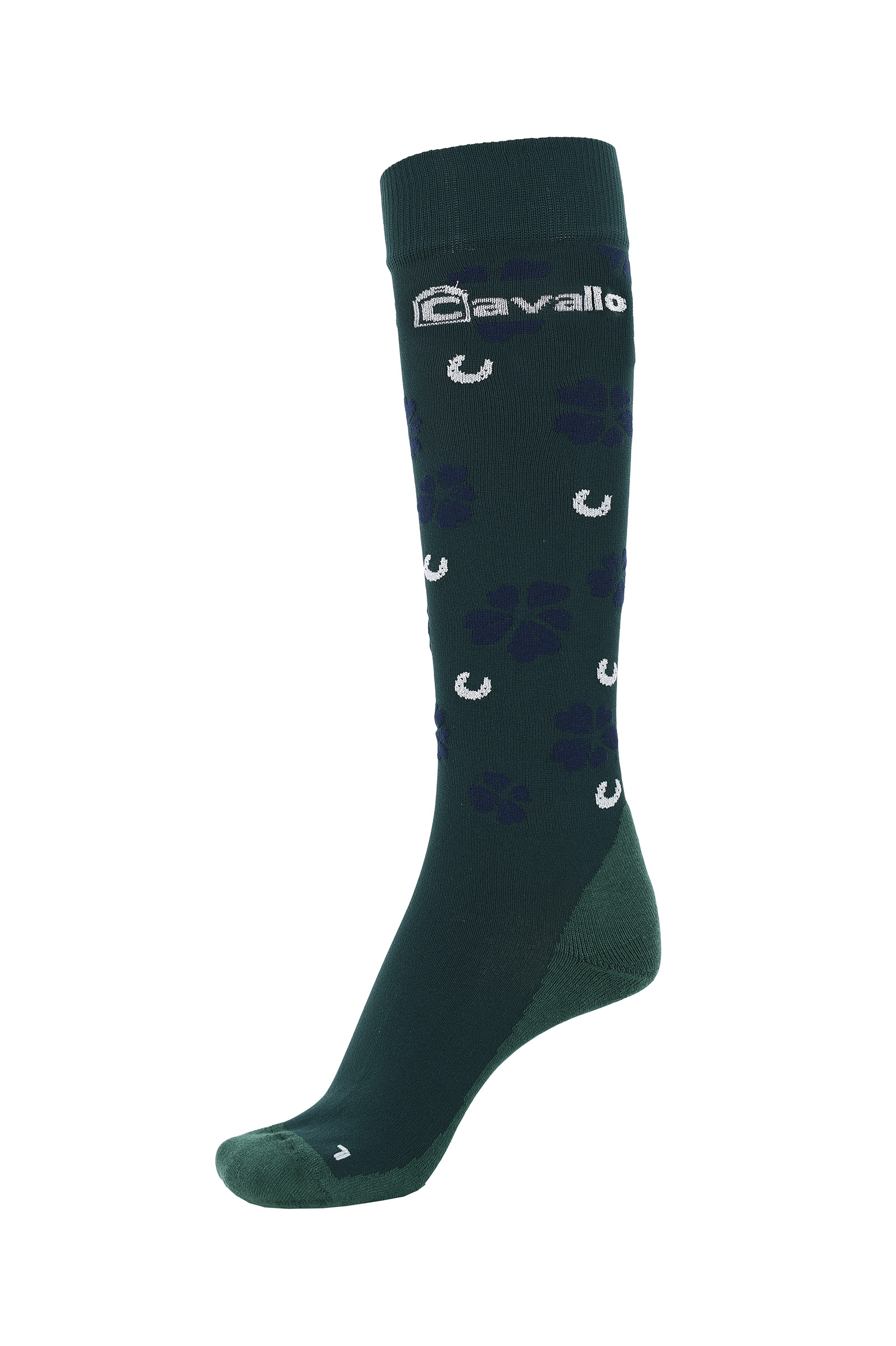 Dark Green Cavallo CavalSuccess Clover Lux Socks