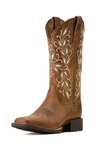 Ariat Botas western Round Up Holly con punta cuadrada ancha para mujer  