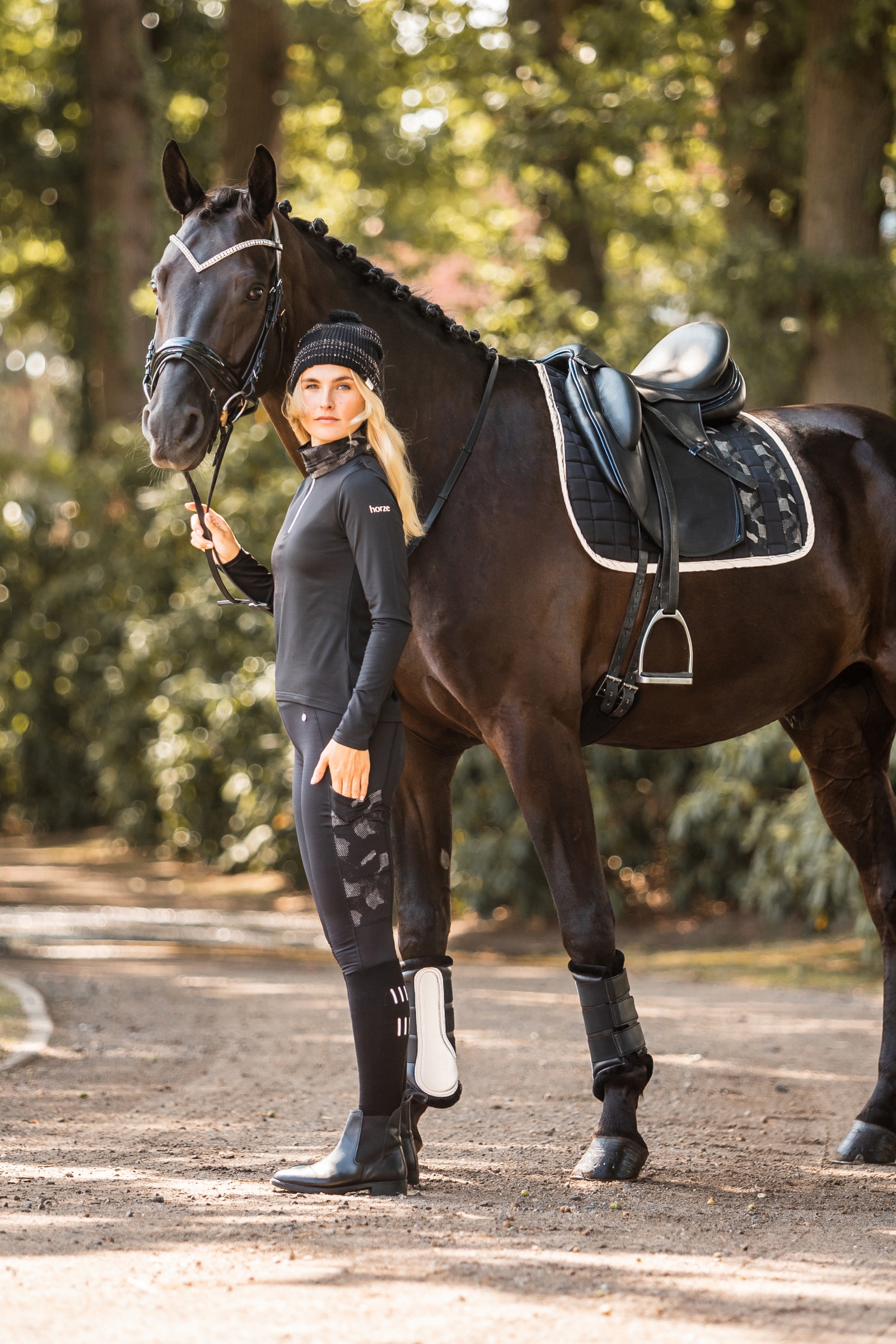 Horze Luminox schabrak i reflexmaterial