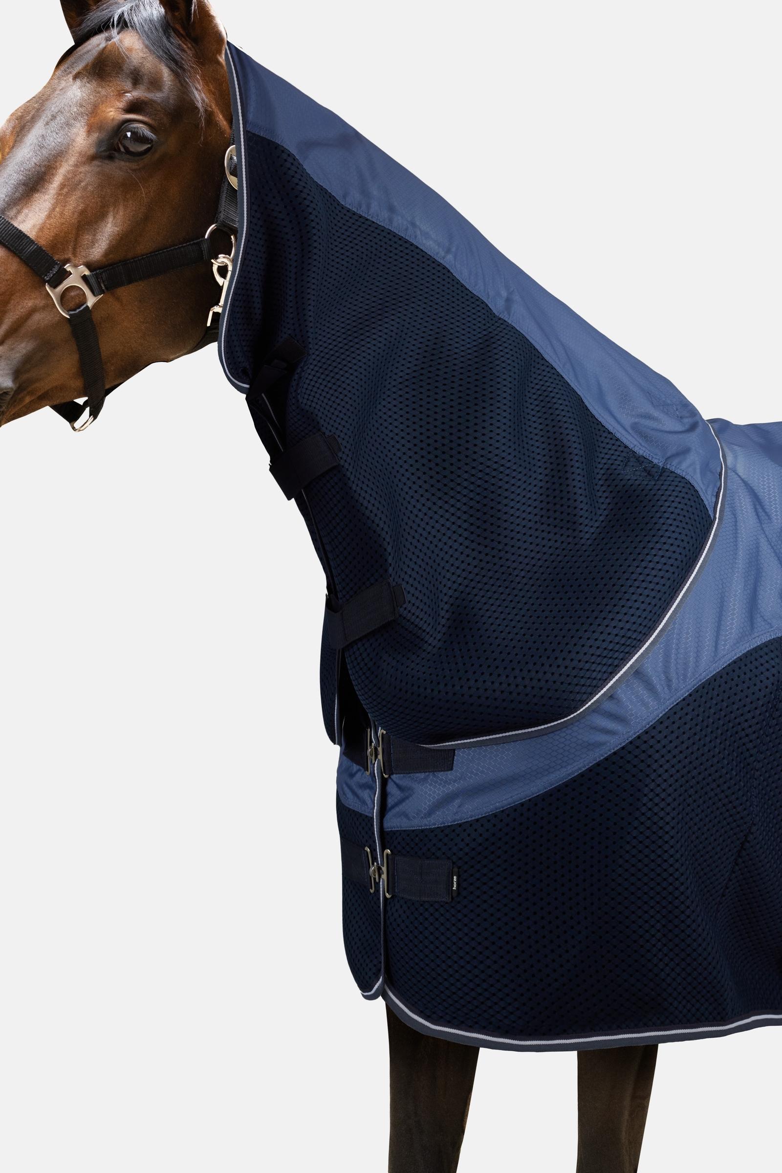 Horze Aircool 3D regnt&auml;cke med avtagbar hals