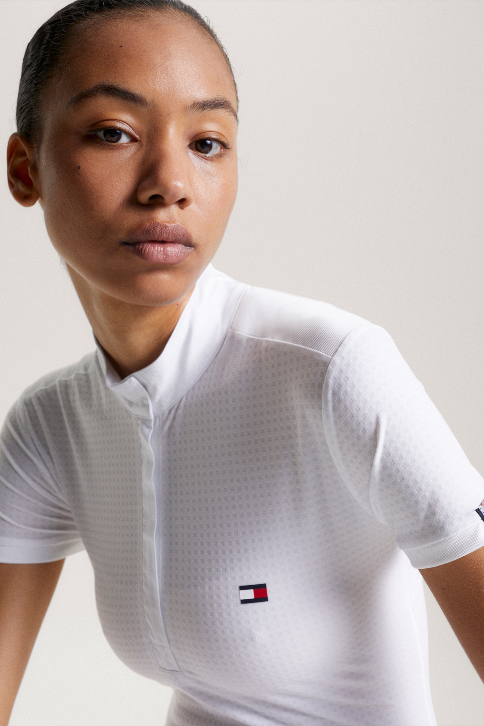 Tommy Hilfiger Equestrian Chelsea Kylig Kortärmad Polo Tröja med Logo