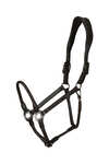 Catago leather halter with round-stitched noseband