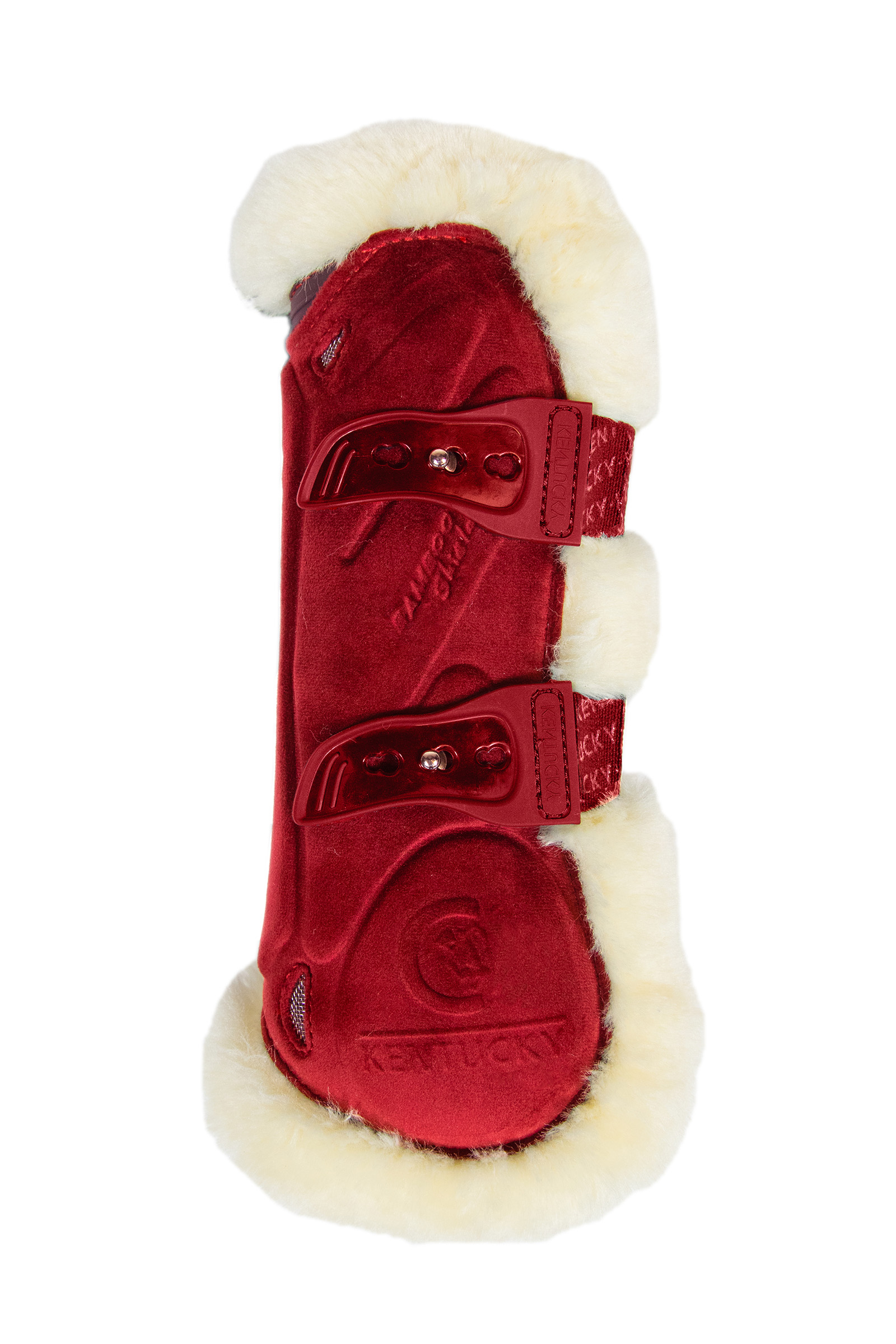 Kentucky hästutrustning Veganskt fårskinn Bamboo Elastic Velvet Senkängor