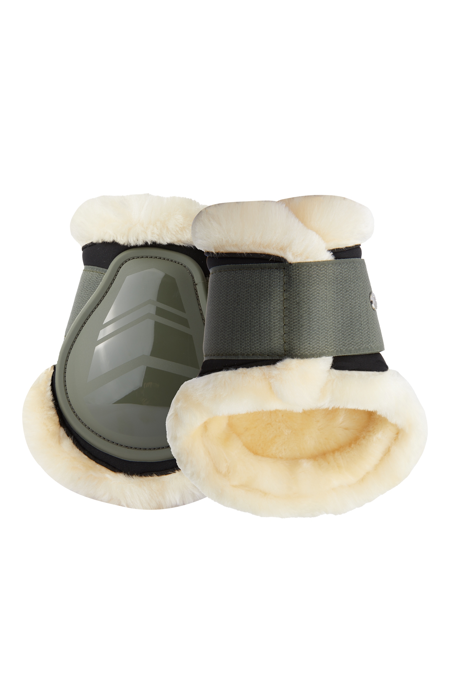 Beetle Khaki Green Horze Caliber kotskydd med pil&eacute;foder