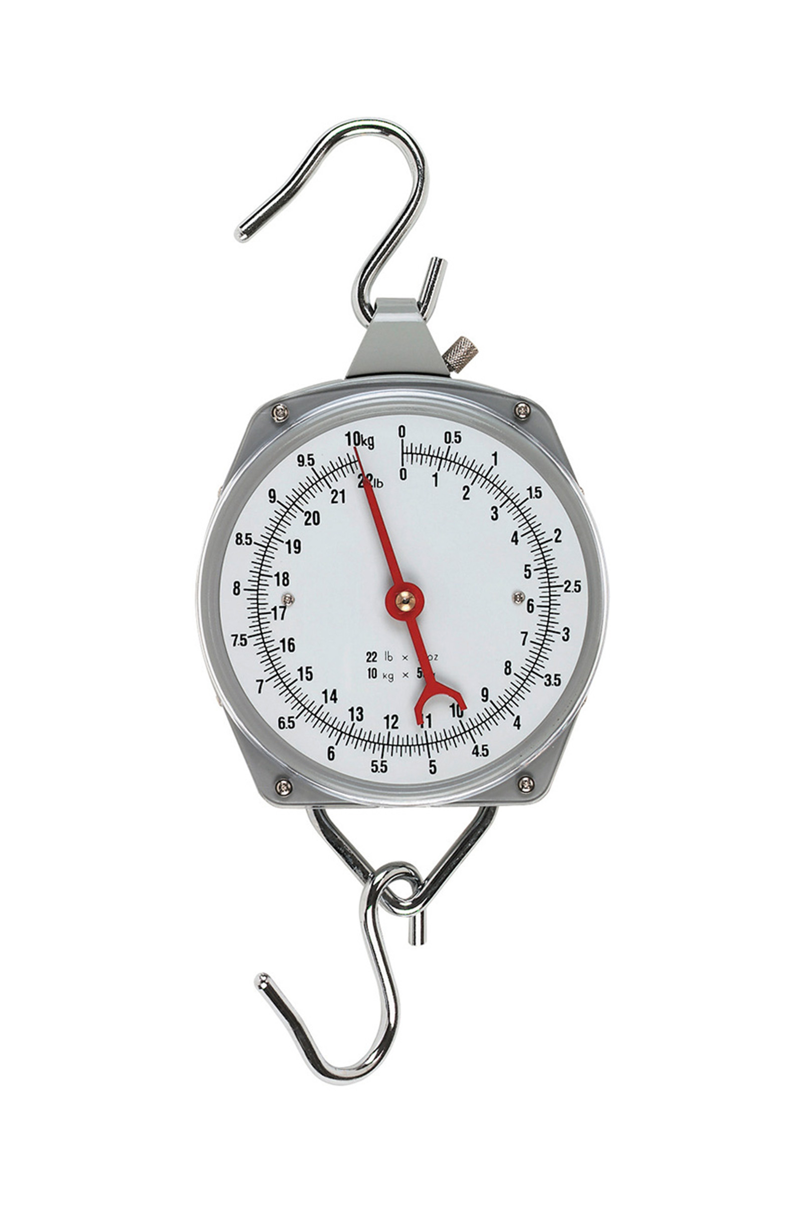 Kerbl våg med totalvikt 10 kg, graderad i steg om 50 g