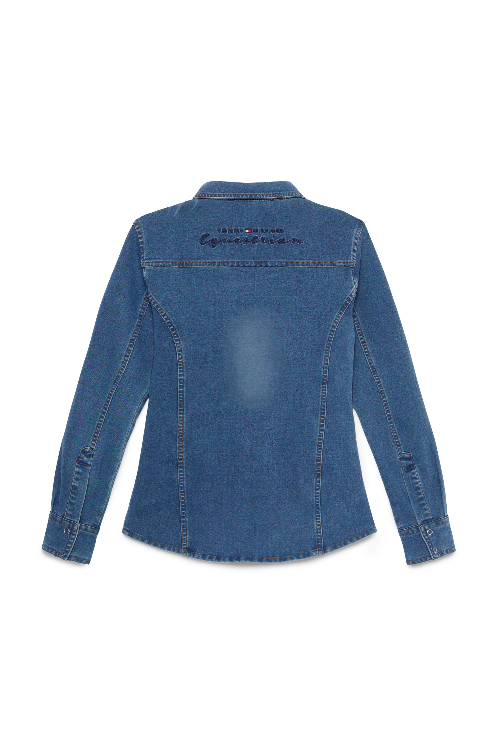 Tommy Hilfiger Equestrian Woodside Stretch Denim skjorta