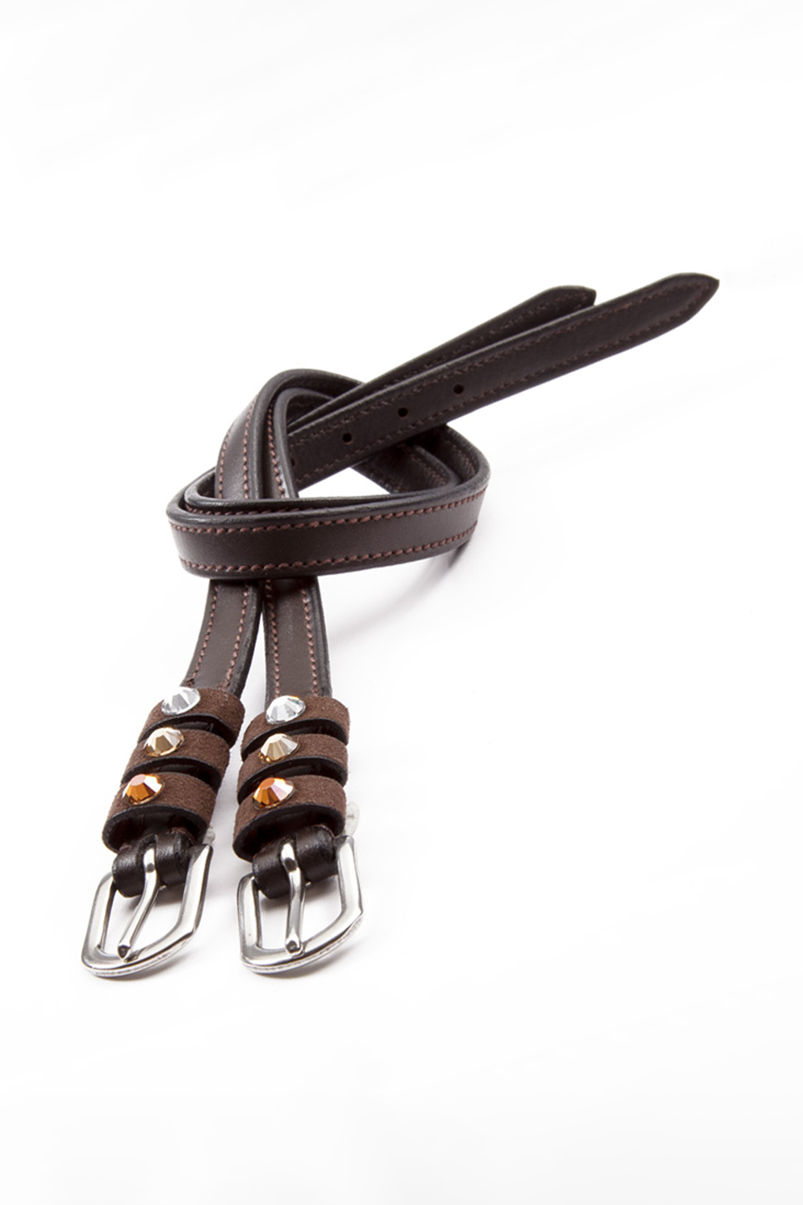 Brown/Brown/White Kavalkade Seasons Dreams Sporrremmar