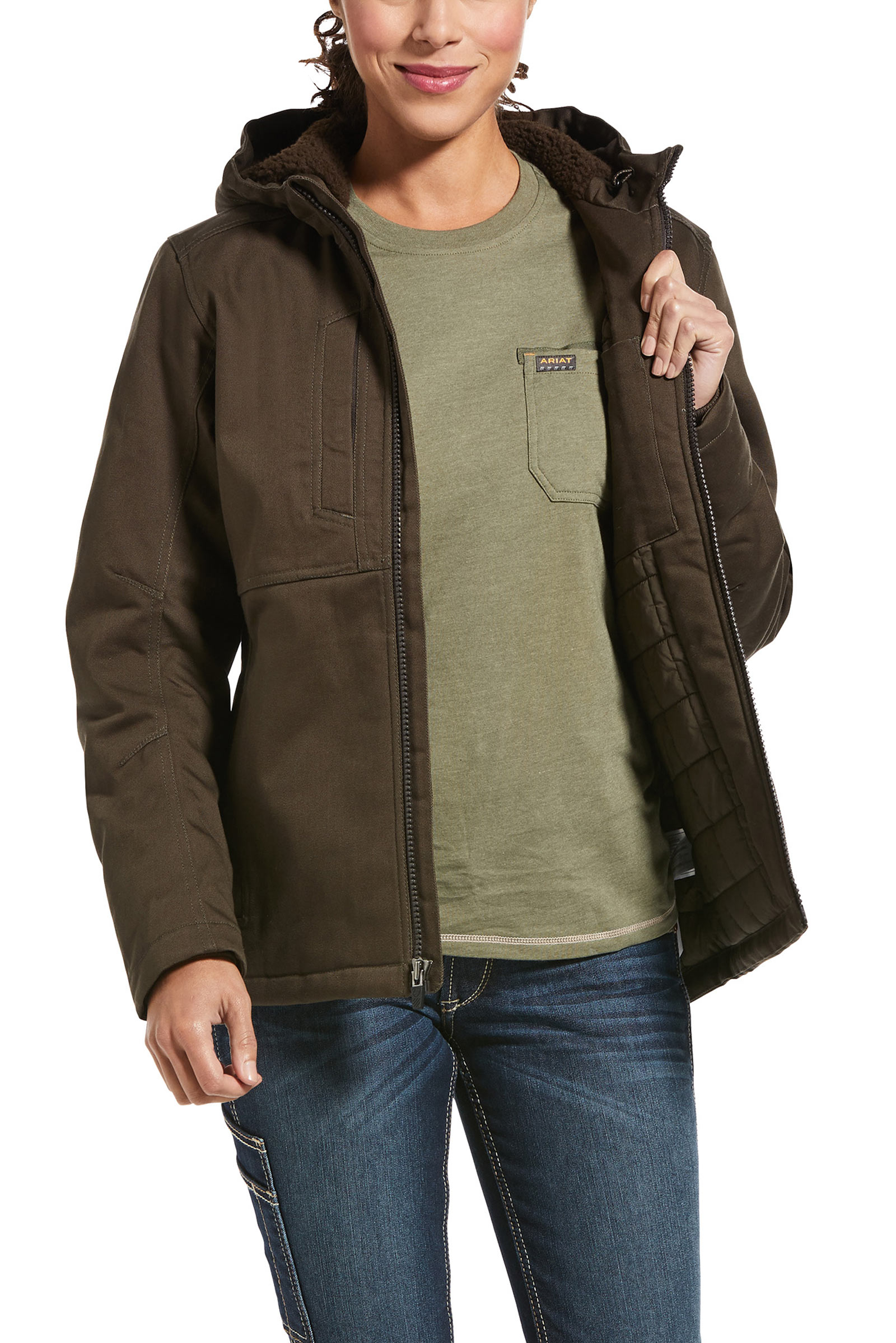 Ariat Rebar DuraCanvas fodrad jacka, dam